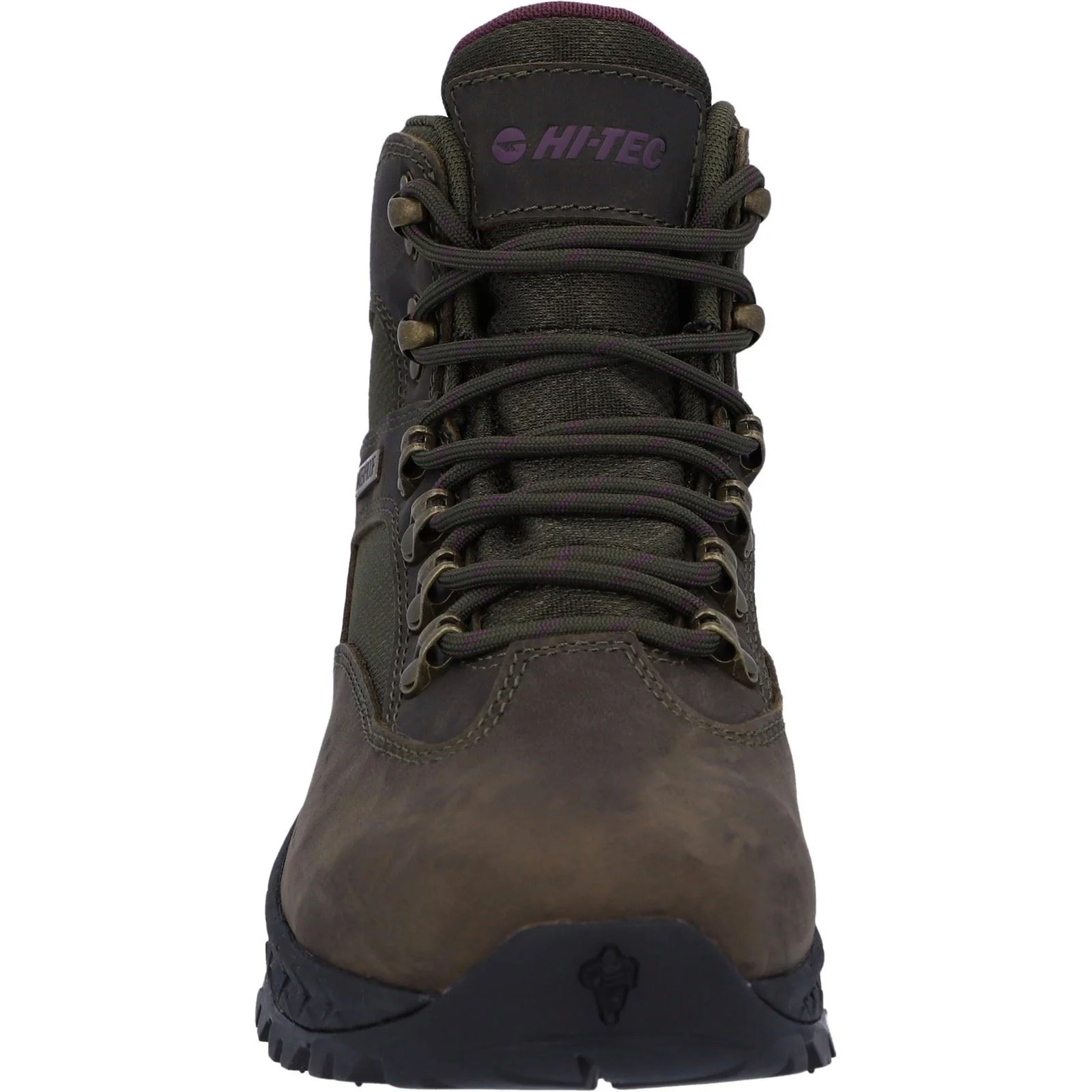 Hi-Tec Euro Trail Leather Women's Khaki Hiking Boots - Image 3