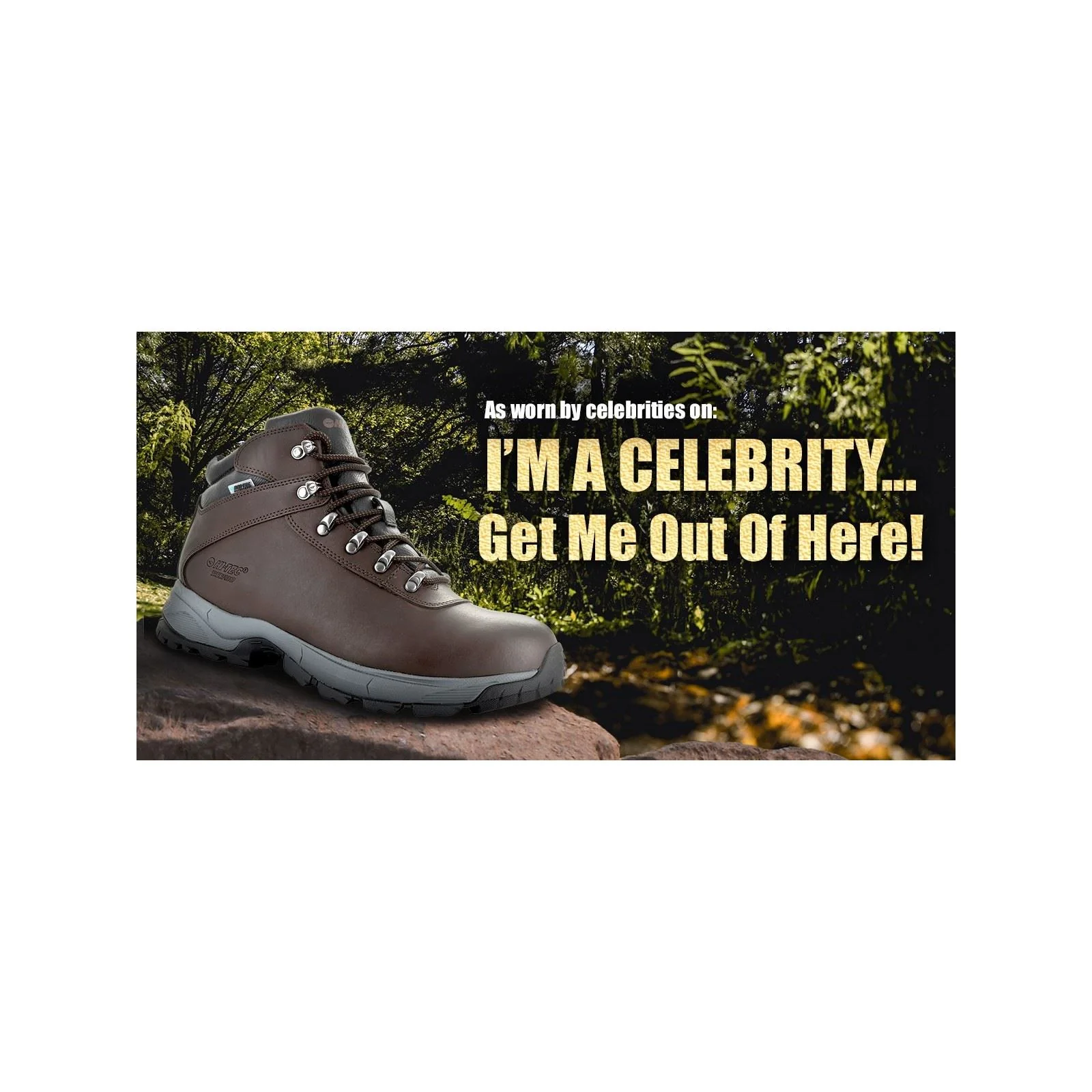 Hi-Tec Eurotrek Lite Waterproof Faux Leather Women's Dark Chocolate Hiking Boots - Image 8