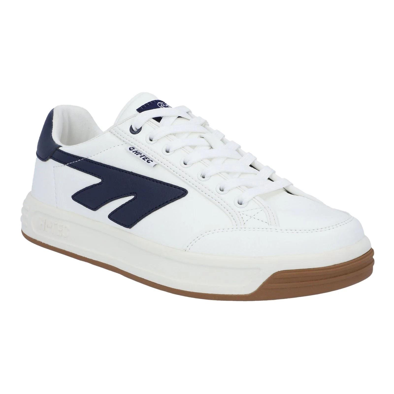 Hi-Tec Freedom Polyurethane Men's White/Navy Trainers - Image 7