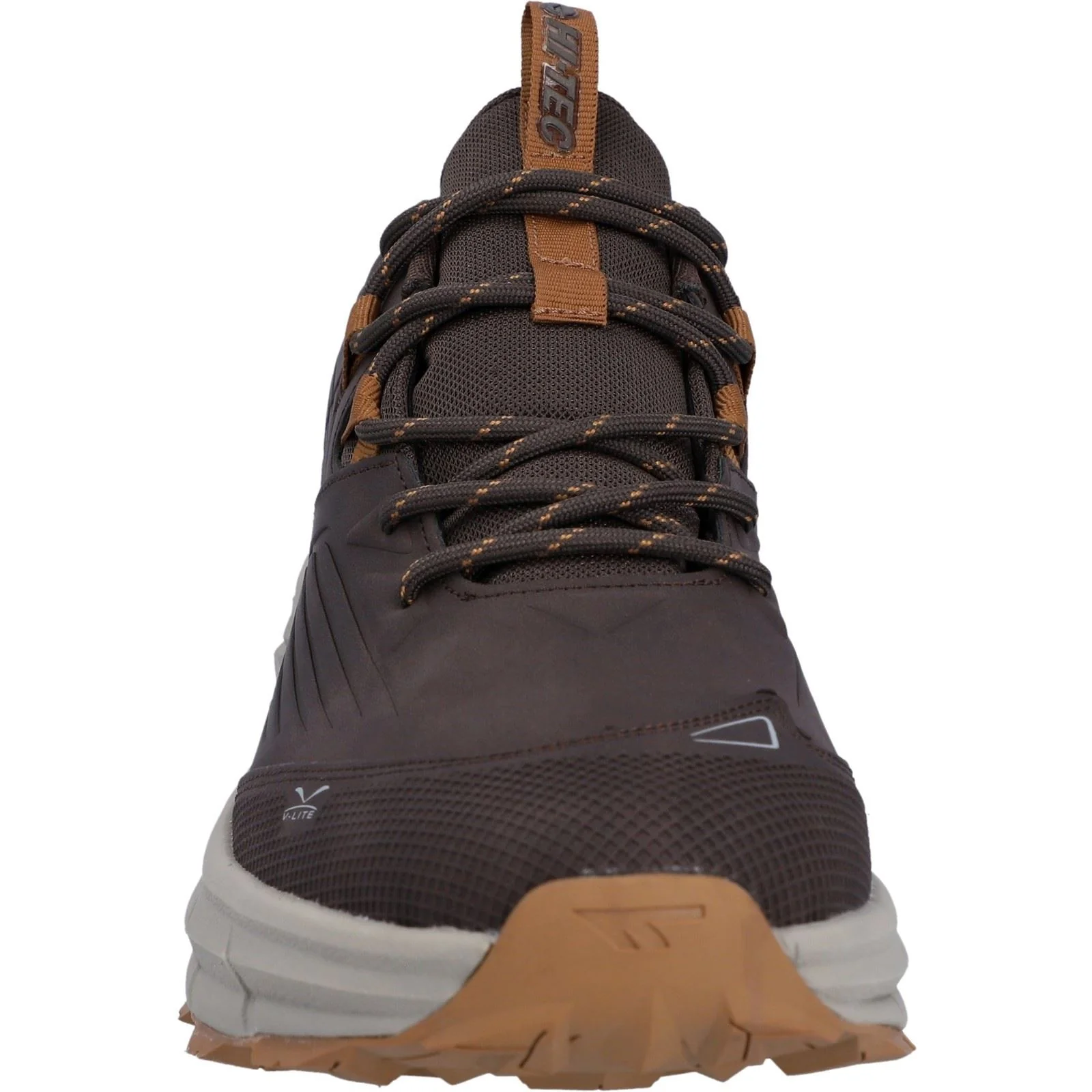 Hi-Tec Fuse Trek Polyester Men's Chocolate Brown/Timber Wolf Trainers - Image 3