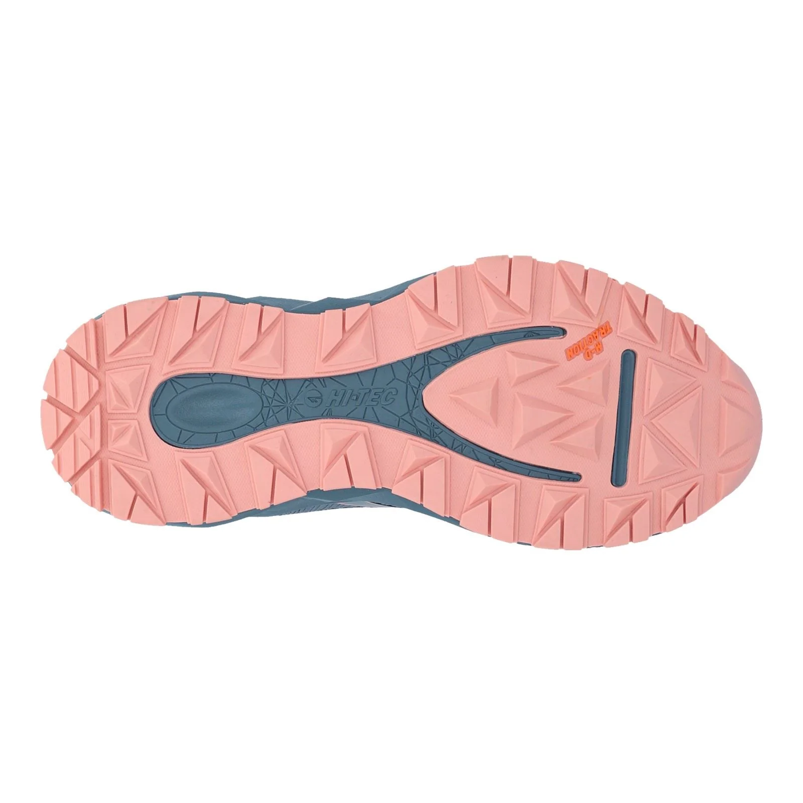 Hi-Tec Geo Nakuru Polyester Women's Flintstone/Coral Hiking Boots - Image 9