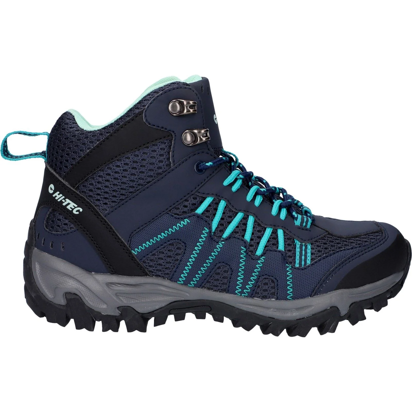 Hi-Tec Jaguar Mid Polyester Women's Sky Captain/Navigate Hiking Boots - Image 6
