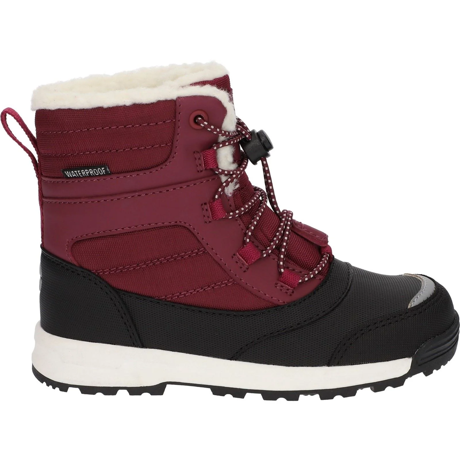 Hi-Tec Leo Nylon Berry Winter Mid Calf Boots - Image 6