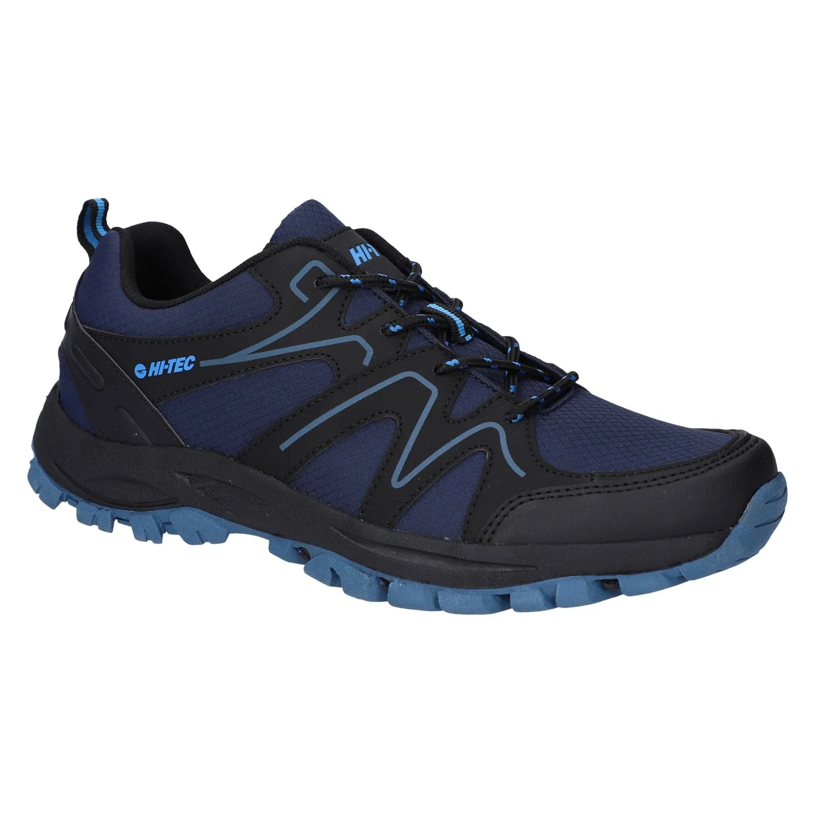 Hi-Tec Maine Polyester Men's Moonlit Ocean/Black Hiking Boots - Image 7