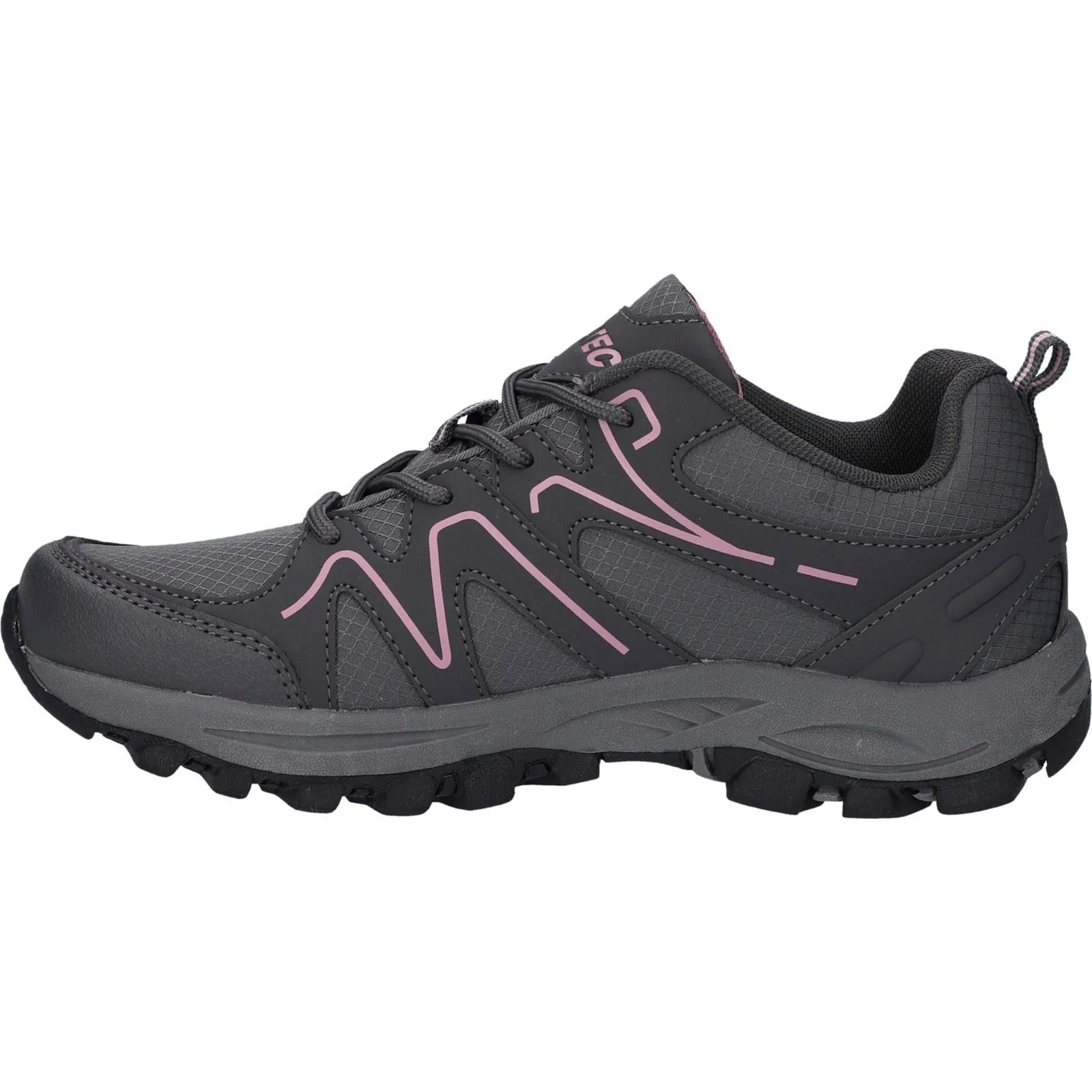 Hi-Tec Maine Polyester Women's Steel Grey Charcoal Hiking Boots - Image 5