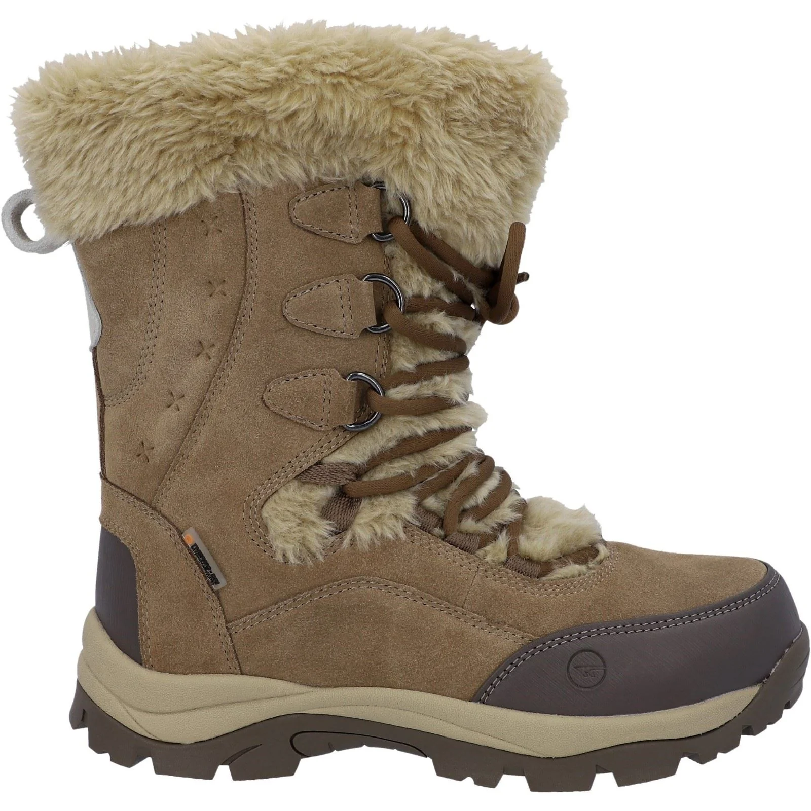 Hi-Tec Mortiz 200 Leather Women's Light Brown Hiking Boots - Image 6