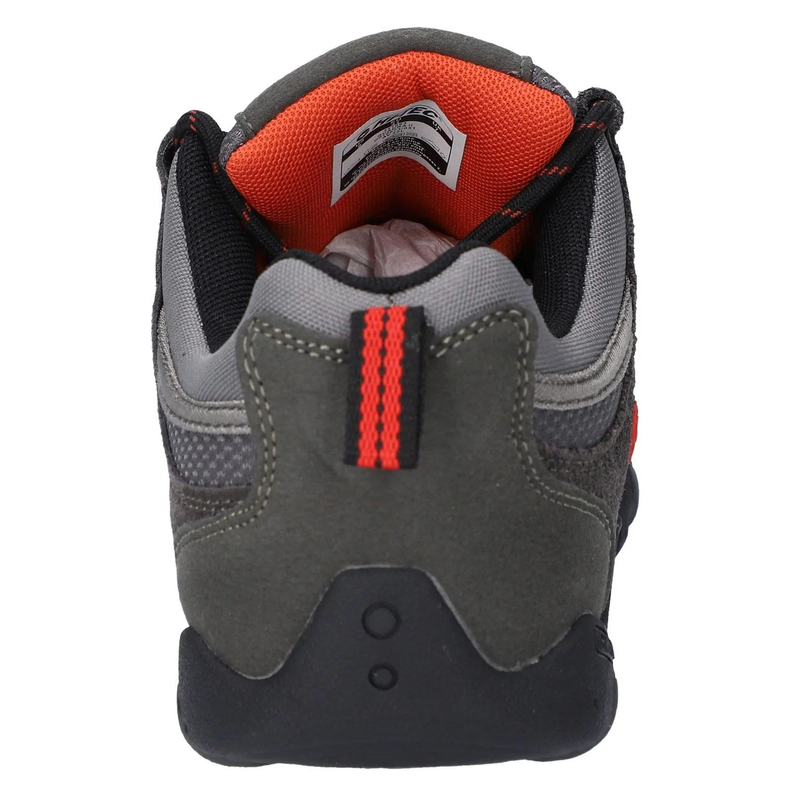 Hi-Tec Quadra II Suede Men's Charcoal/Zingy Red Hiking Boots - Image 8