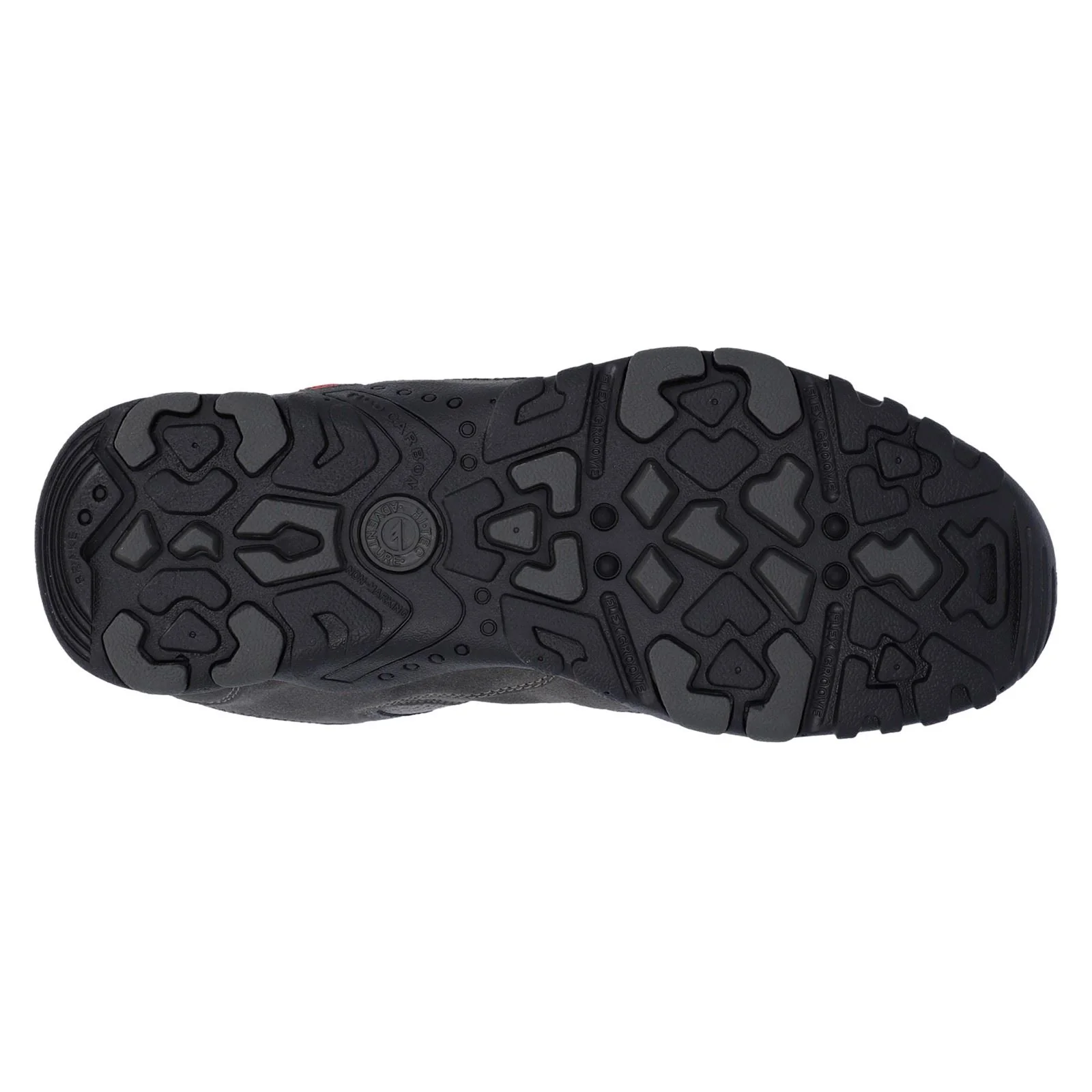 Hi-Tec Quadra II Suede Men's Charcoal/Zingy Red Hiking Boots - Image 9