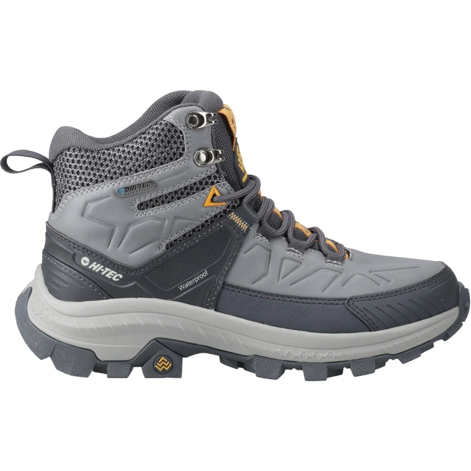 Hi-Tec Rainier Polyester Women's Cool Grey Hiking Boots - Image 6