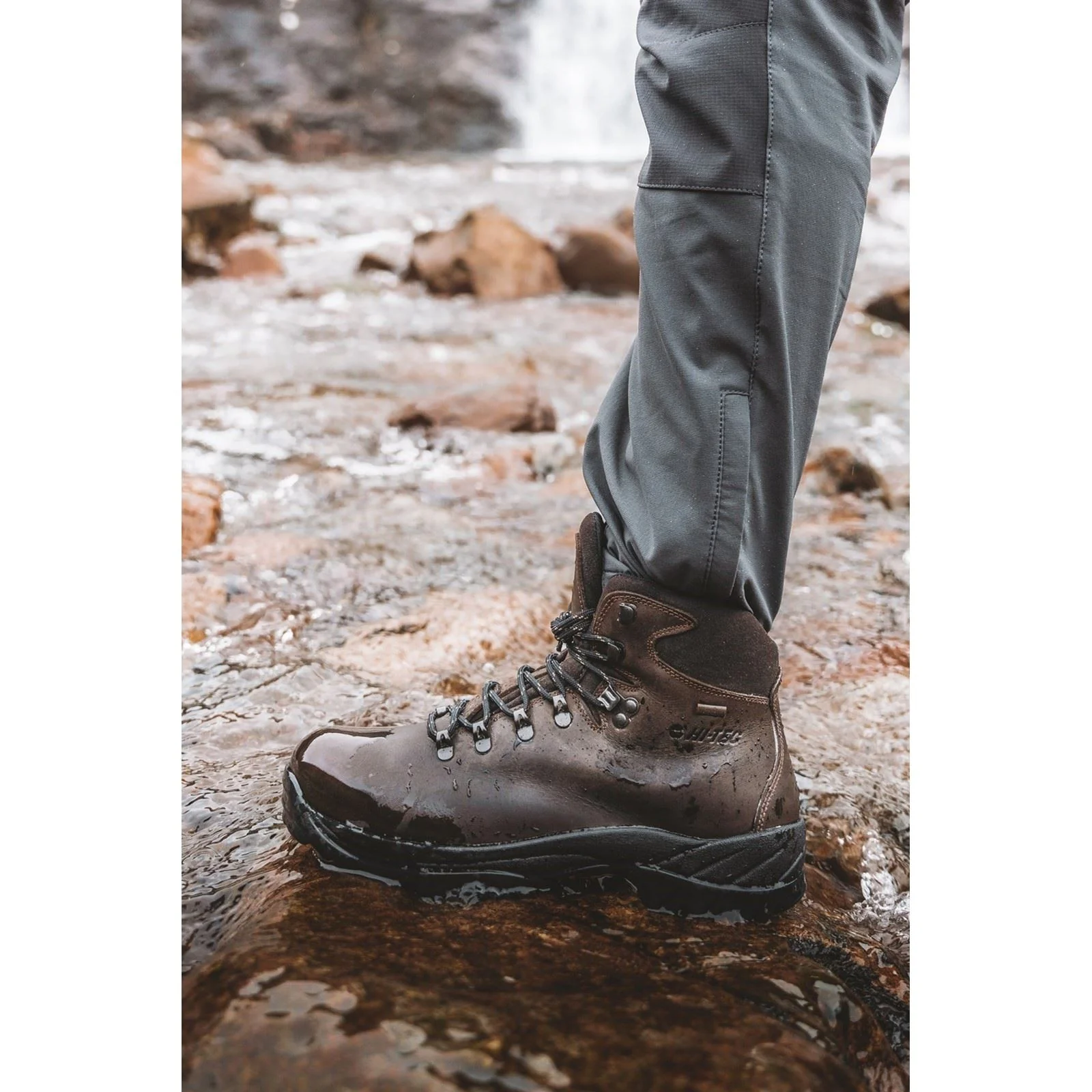 Hi-Tec Ravine Leather Women's Brown Hiking Boots - Image 9