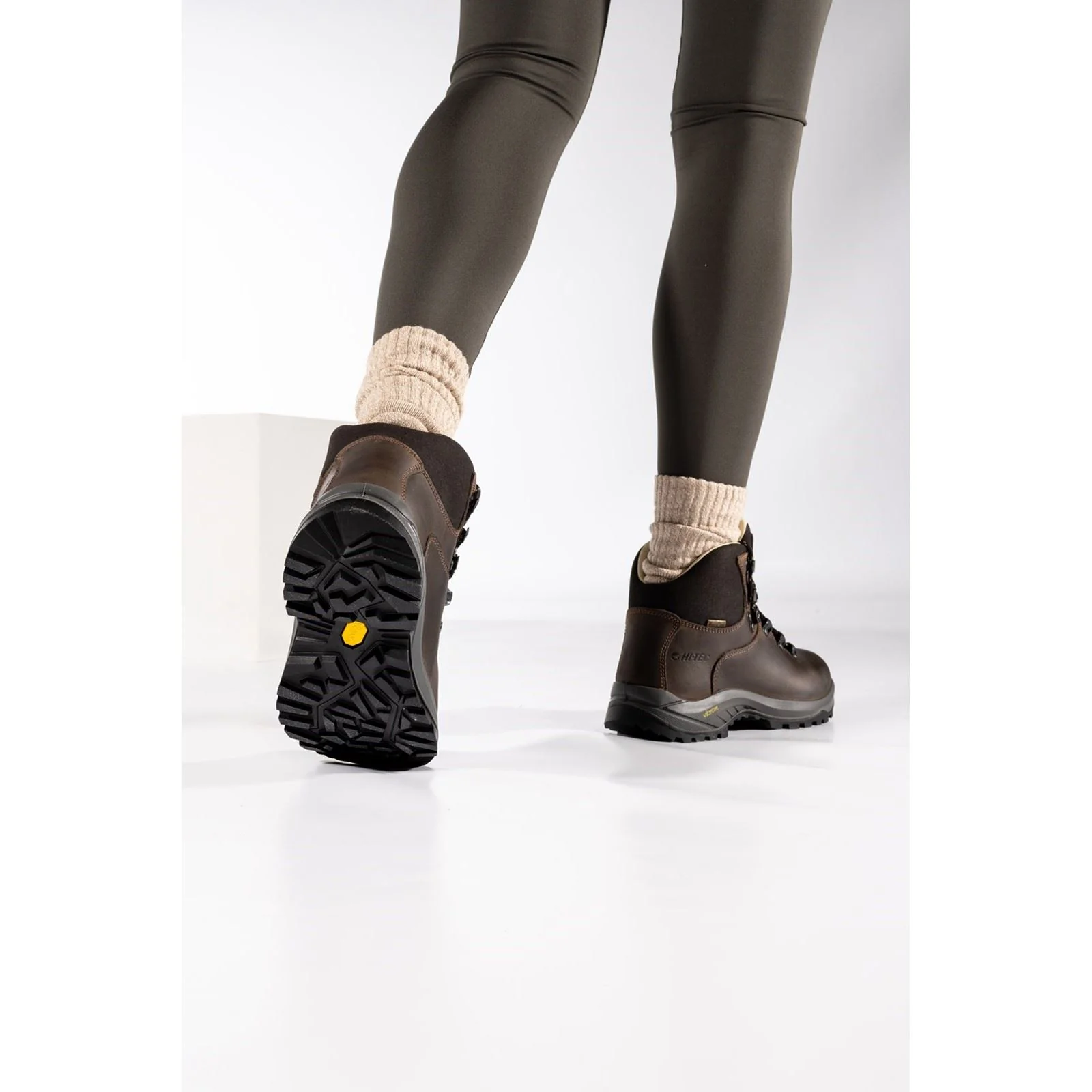 Hi-Tec Ravine Pro Leather Women's Brown Hiking Boots - Image 9
