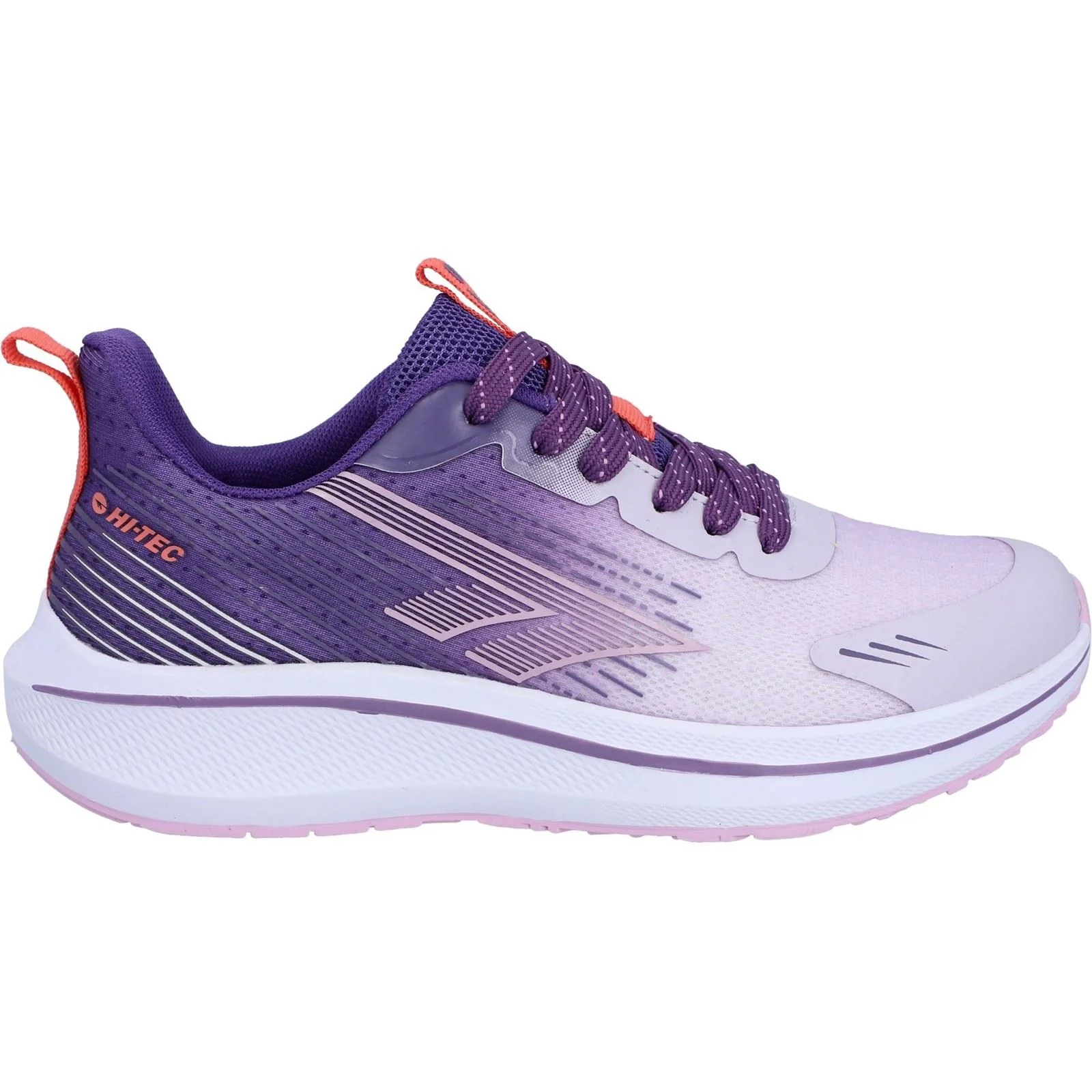 Hi-Tec Santorini Polyester Women's Mystical/Thistle/Burnt Coral Trainers - Image 6