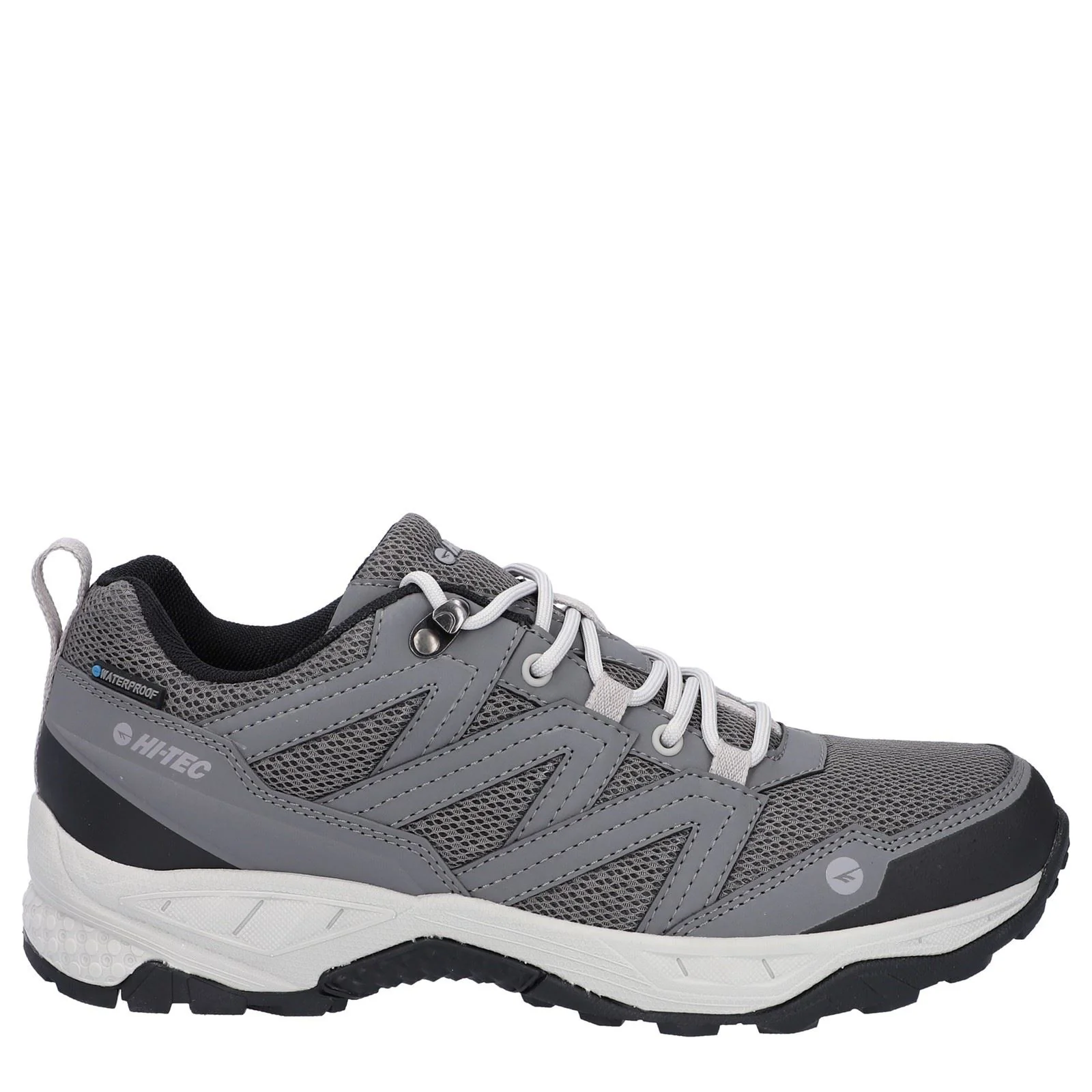 Hi-Tec Saunter WP Polyester Mesh Men's Grey Hiking Boots - Image 6