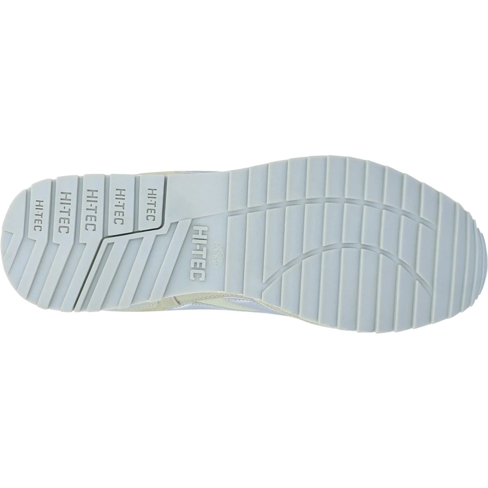 Hi-Tec Silver Shadow OG PU Suede Men's Silver/Grey/Green Trainers - Image 4