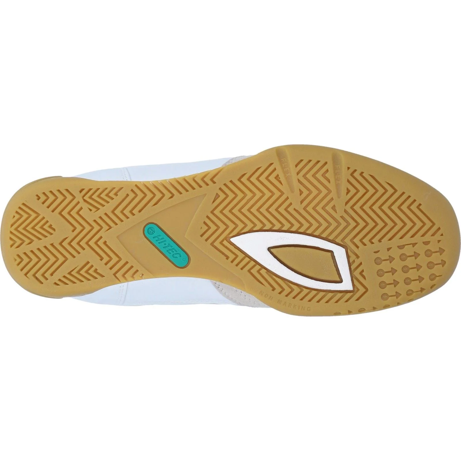 Hi-Tec Squash trainer Textile/Leather White Trainers - Image 4