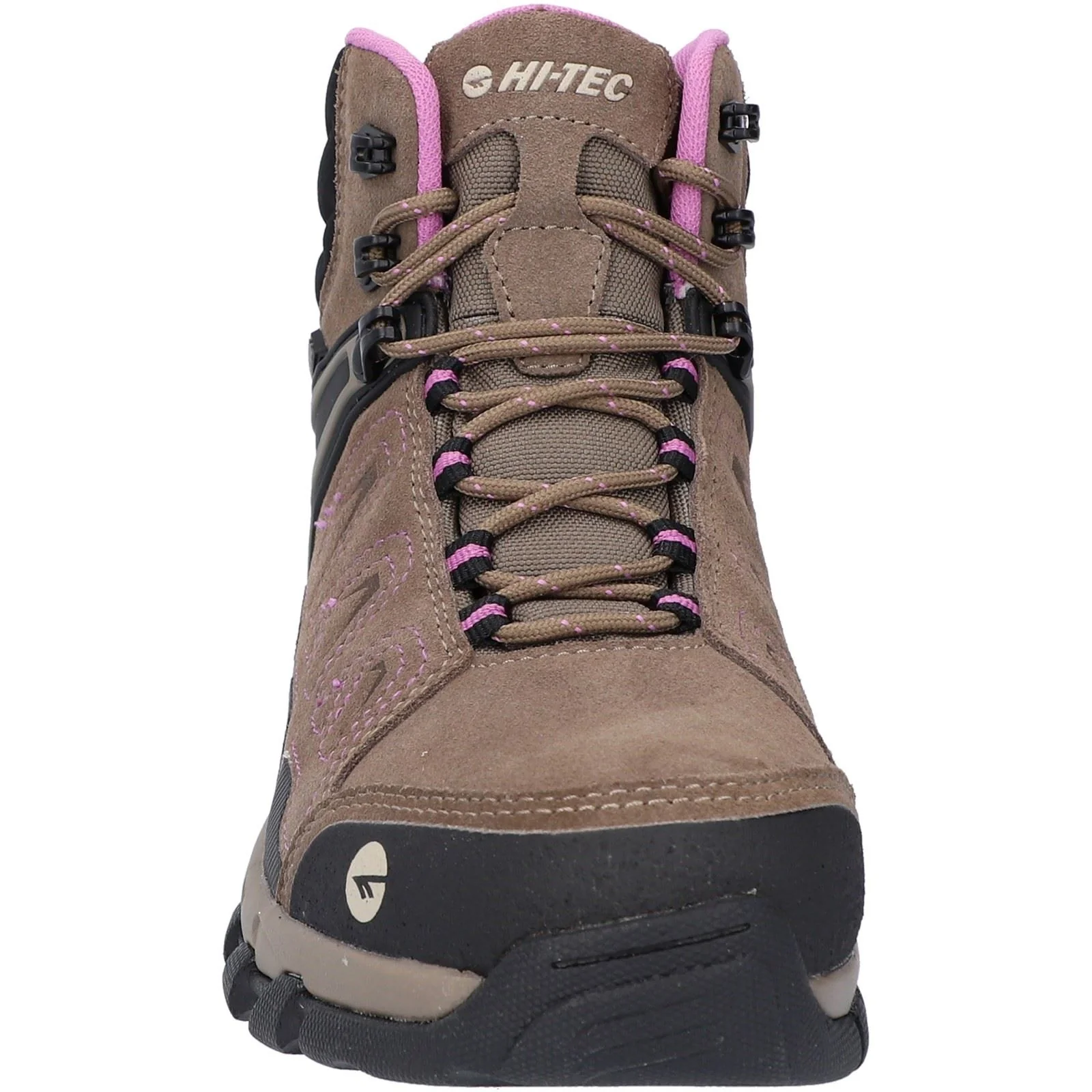 Hi-Tec V-Lite Explorer WP Cow Suede Leather Women's Brown/Lilac Hiking Boots - Image 4