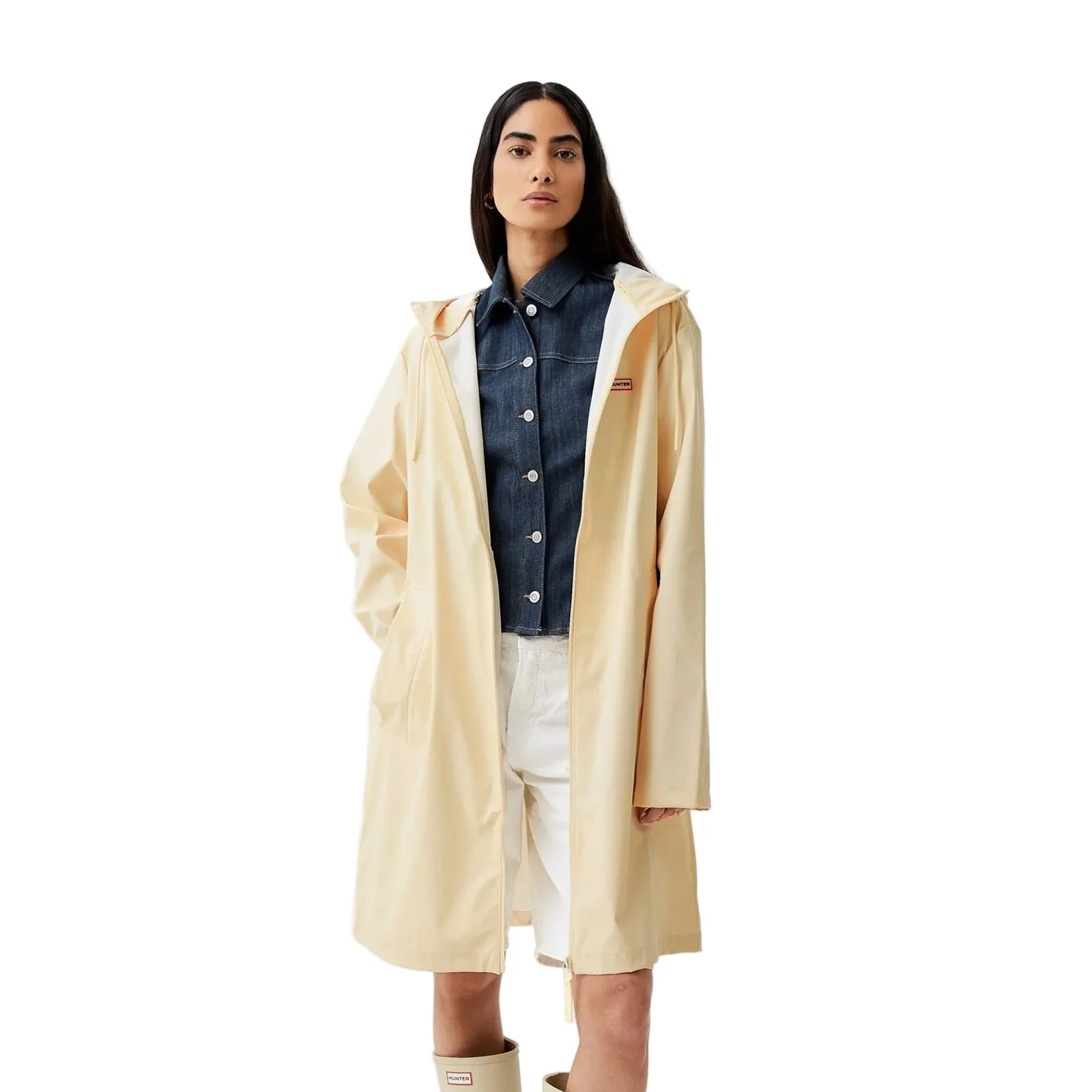 Hunter Andrea Unisex Adults Grey Rain Coat