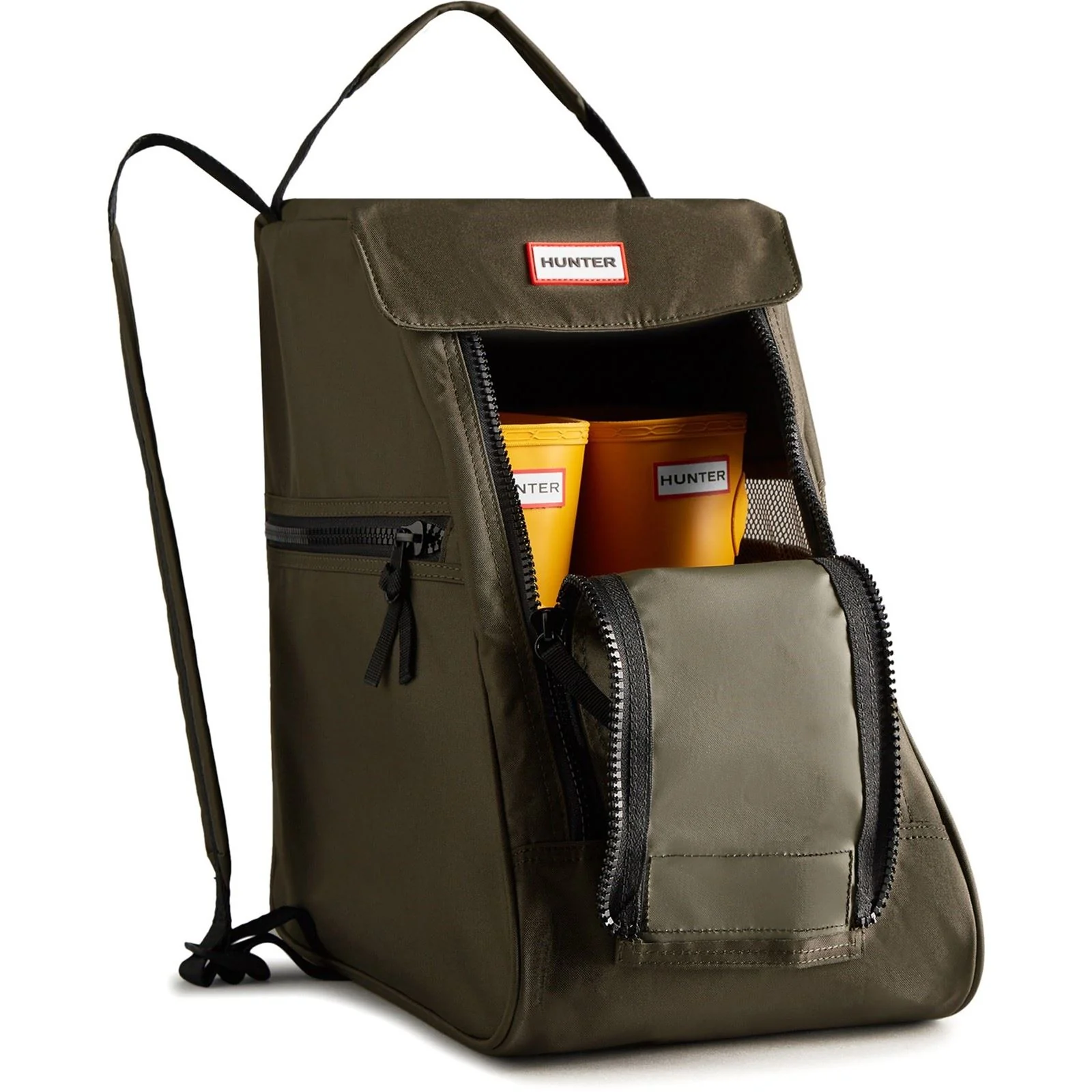 Hunter Barra Short Boot Bag 's Green Shoe Bag - Image 4