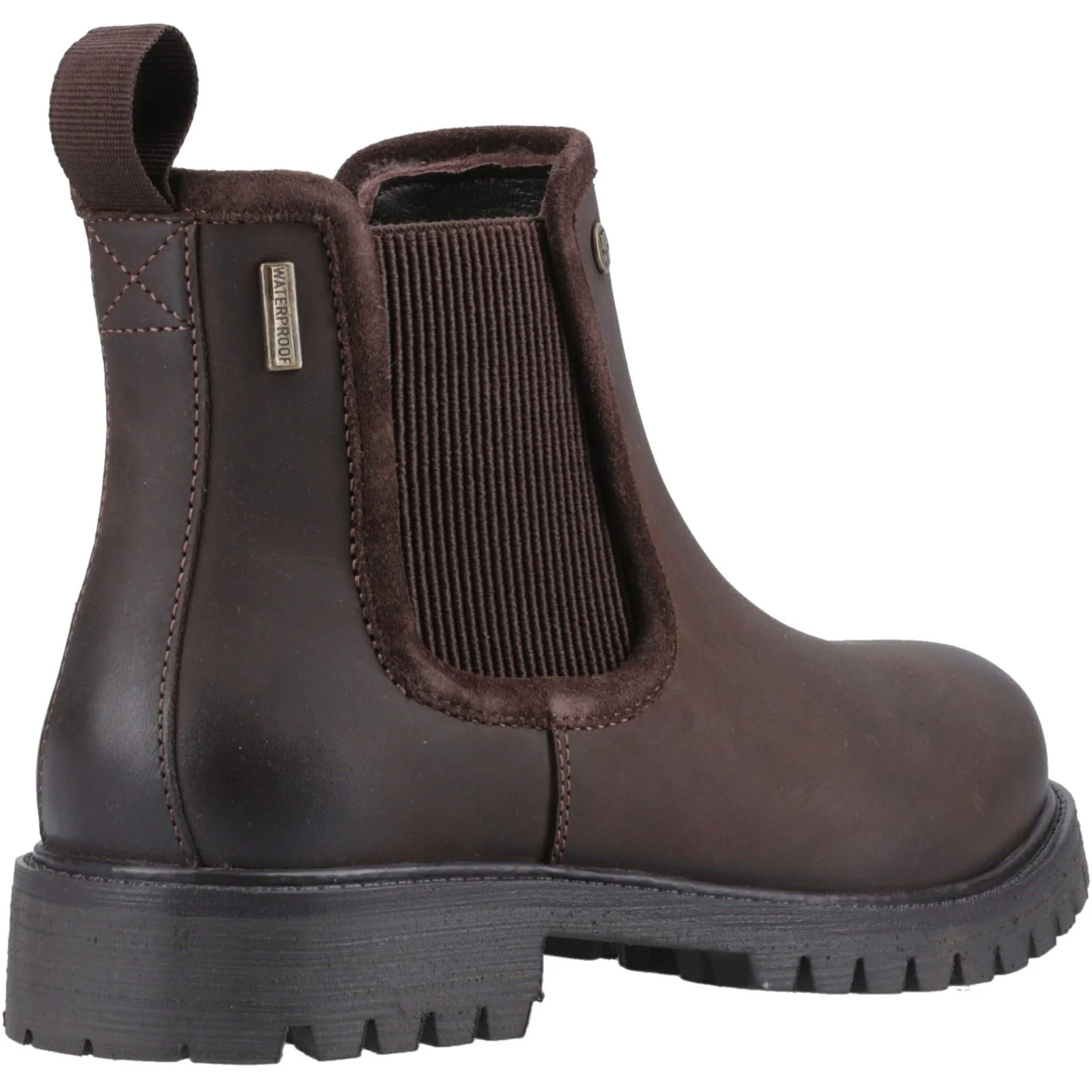 Hunter Canna Dealer Boot Leather Women's Brown Flat Chelsea Boots - Image 2