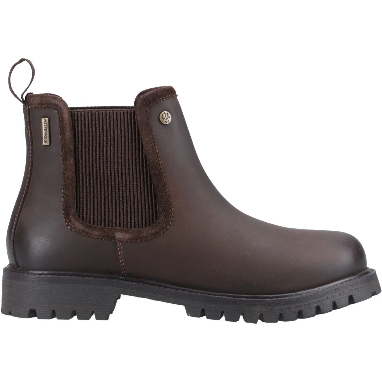 Hunter Canna Dealer Boot Leather Women's Brown Flat Chelsea Boots - Image 5