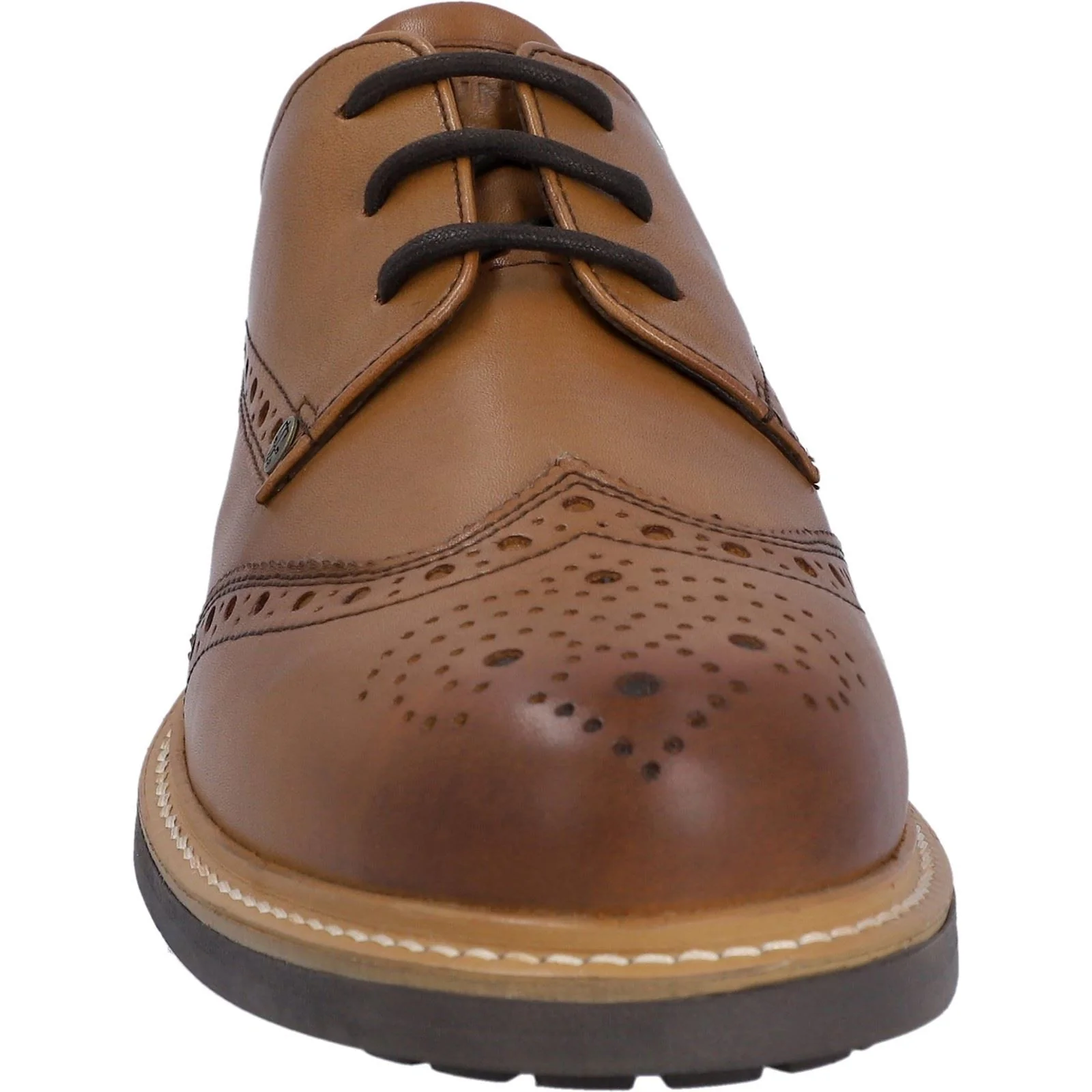 Hunter Men's Cawdor Brogue Gibson in Tan - Image 3