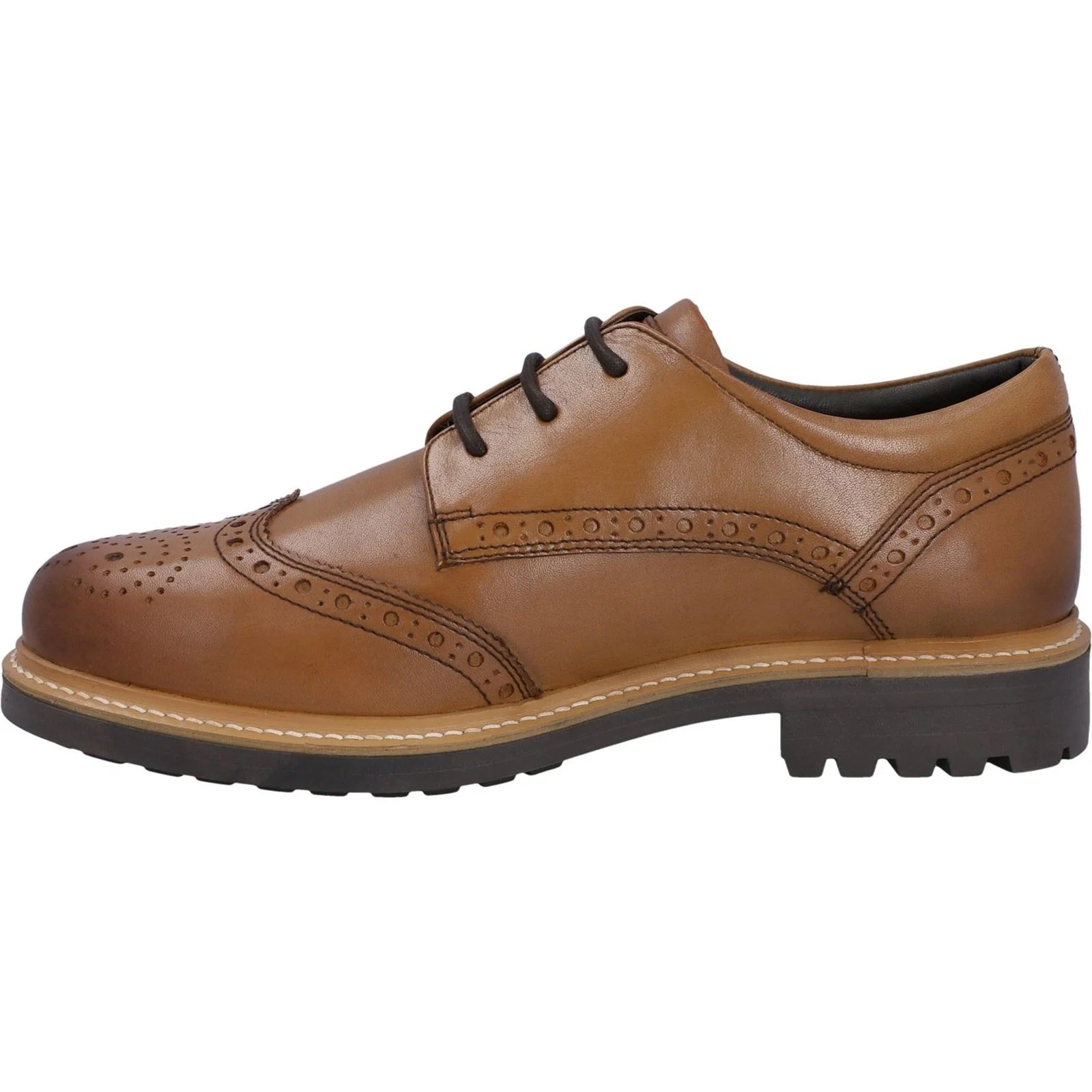 Hunter Men's Cawdor Brogue Gibson in Tan - Image 5