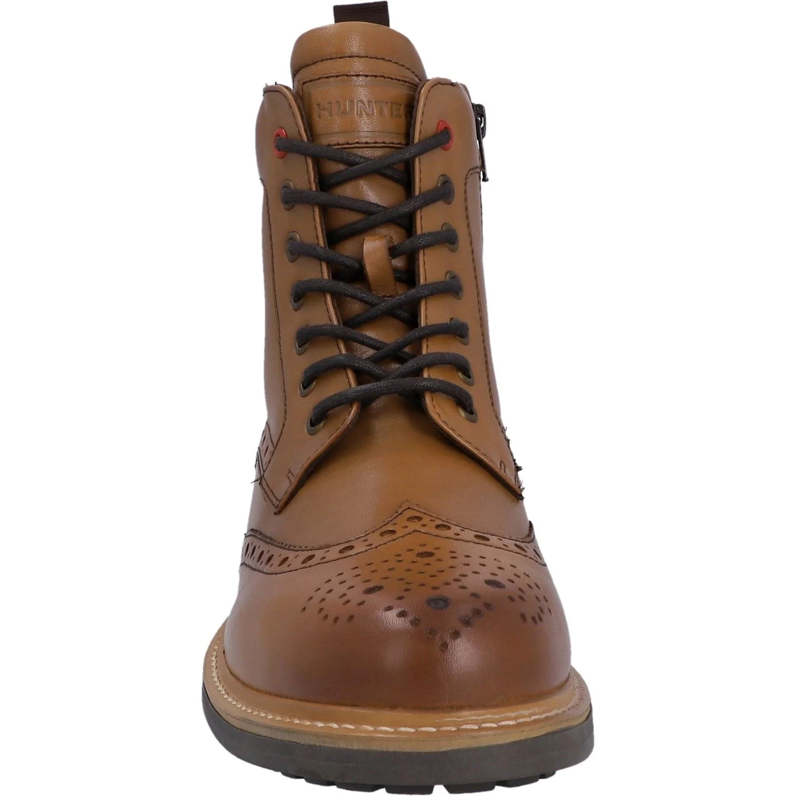 Hunter Men's Cawdor Brogue Ankle in Tan - Image 3