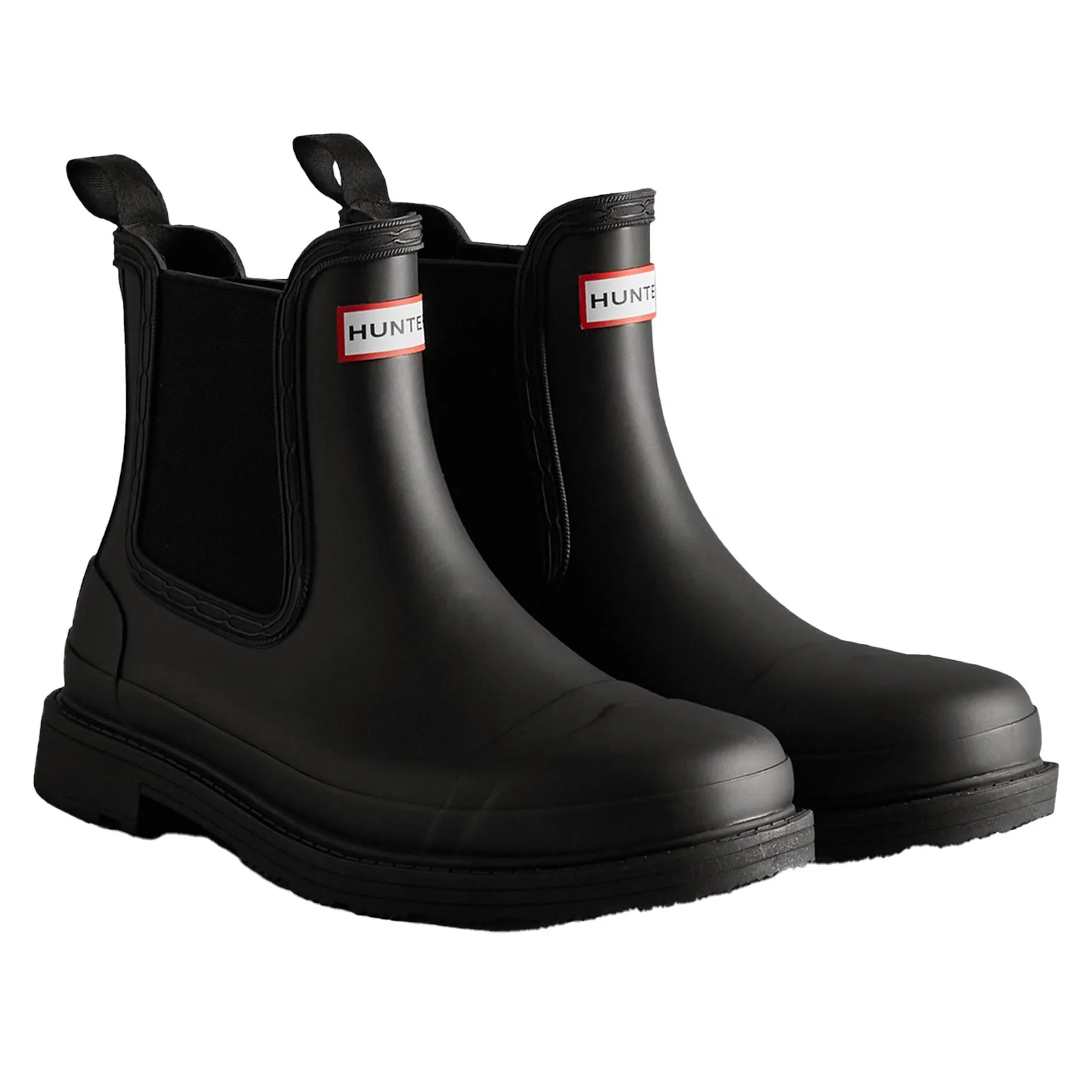 Hunter Women's Commando Chelsea Boots in Black - Image 6
