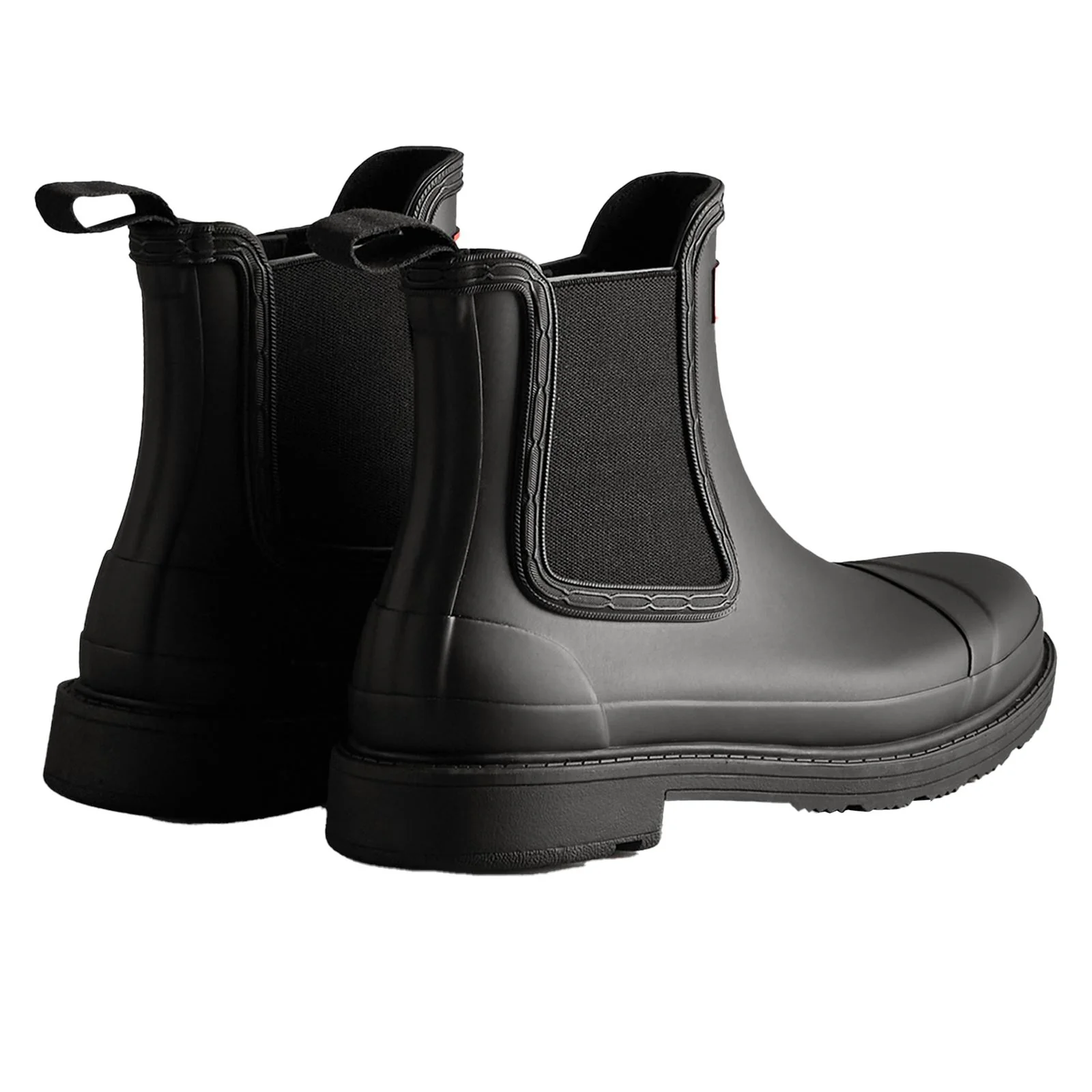 Hunter Women's Commando Chelsea Boots in Black - Image 7