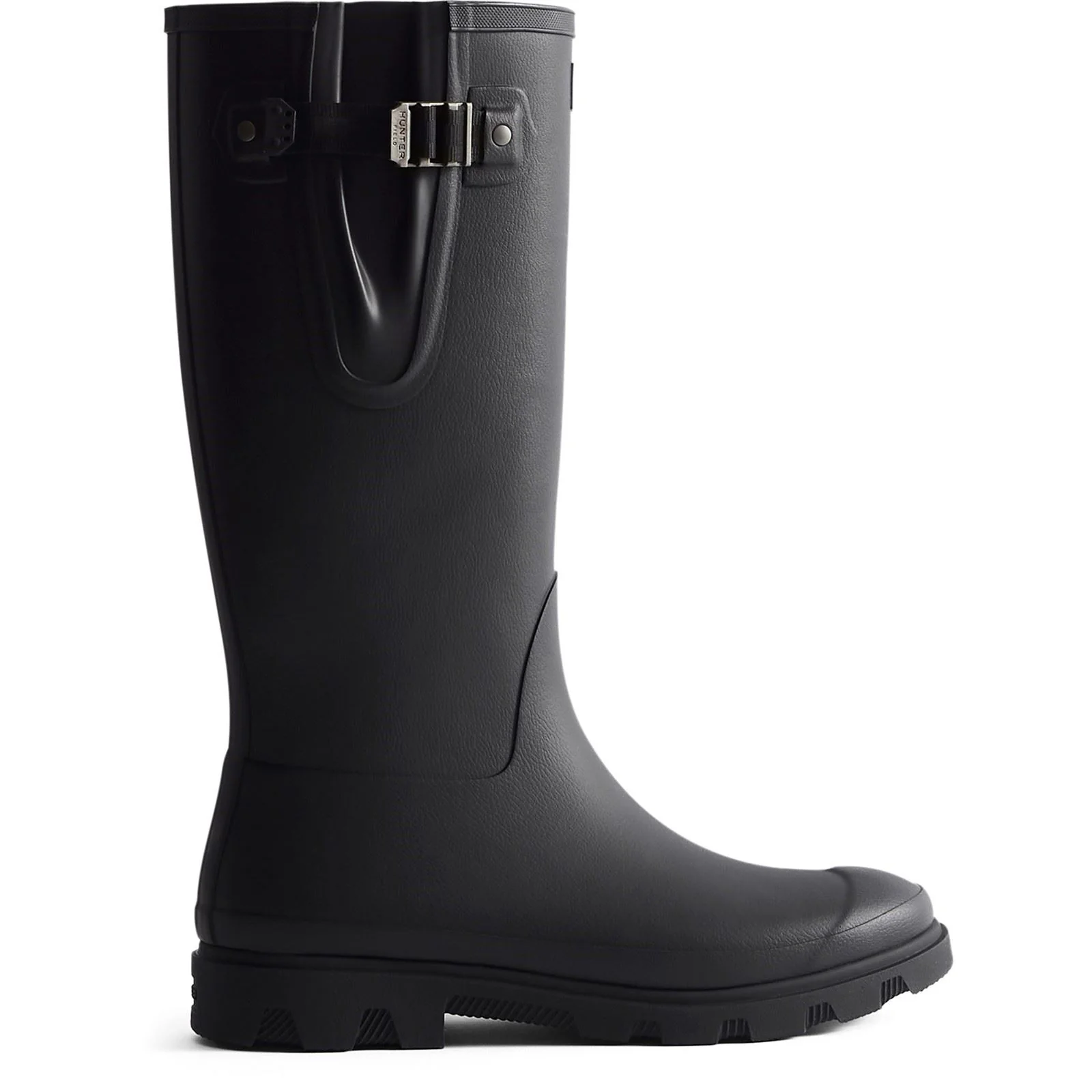 Hunter Downpour Adjustable Boot Rubber Men's Black Wellington Boots - Image 4