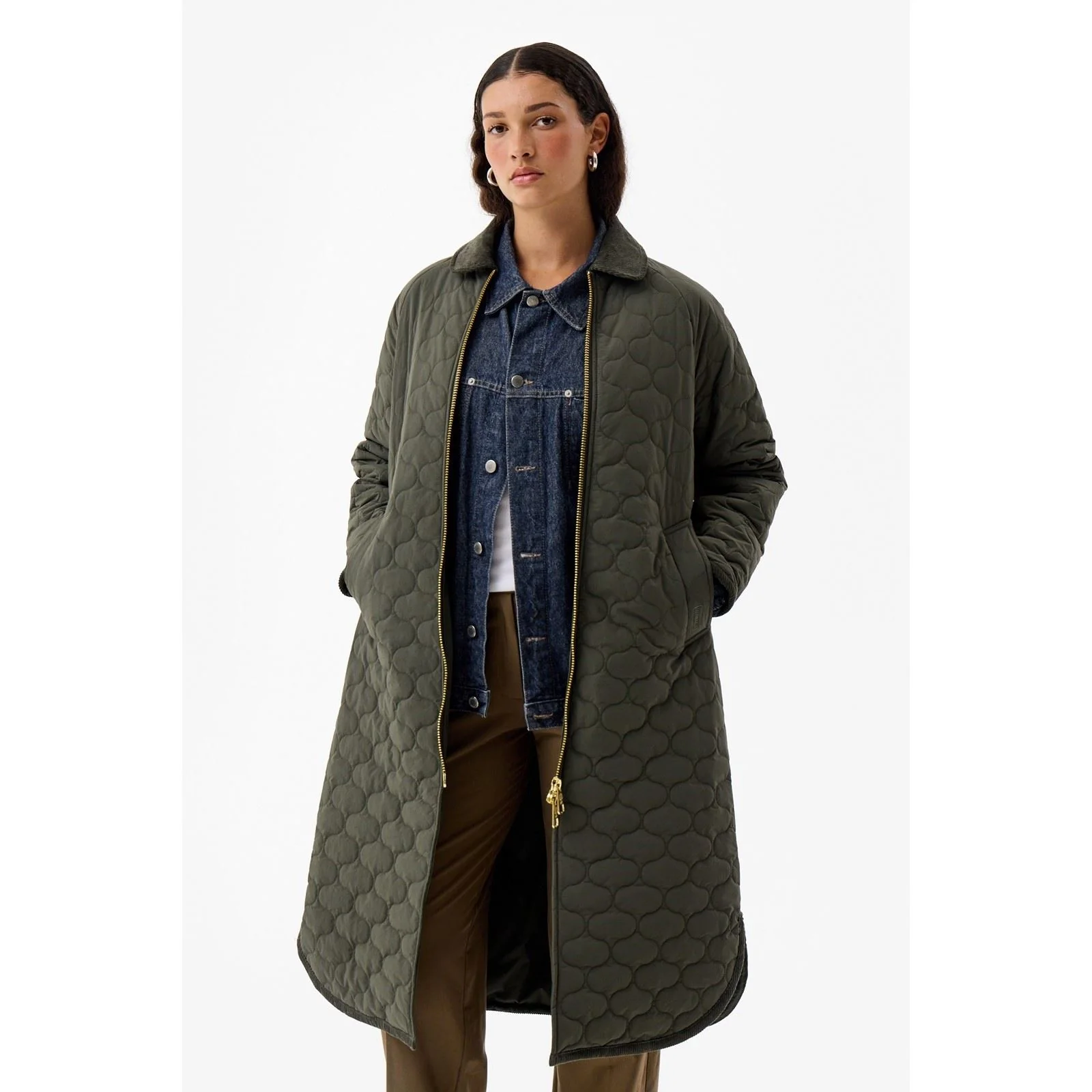 Hunter Fionn Long Women's Dark Olive - Image 2