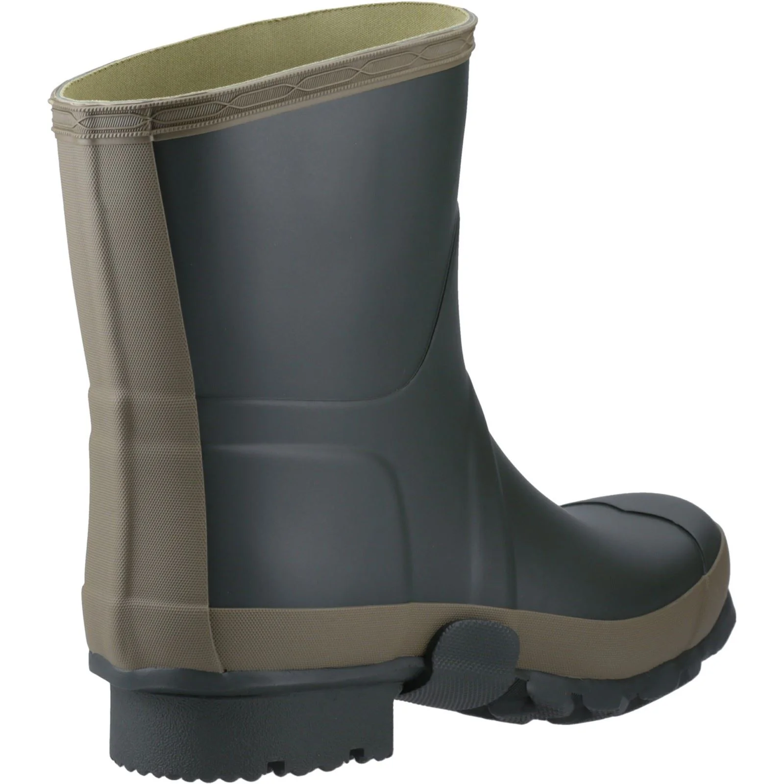 Hunter Men's Gardener Short Wellington Boot in Dark Olive/Clay - Image 2
