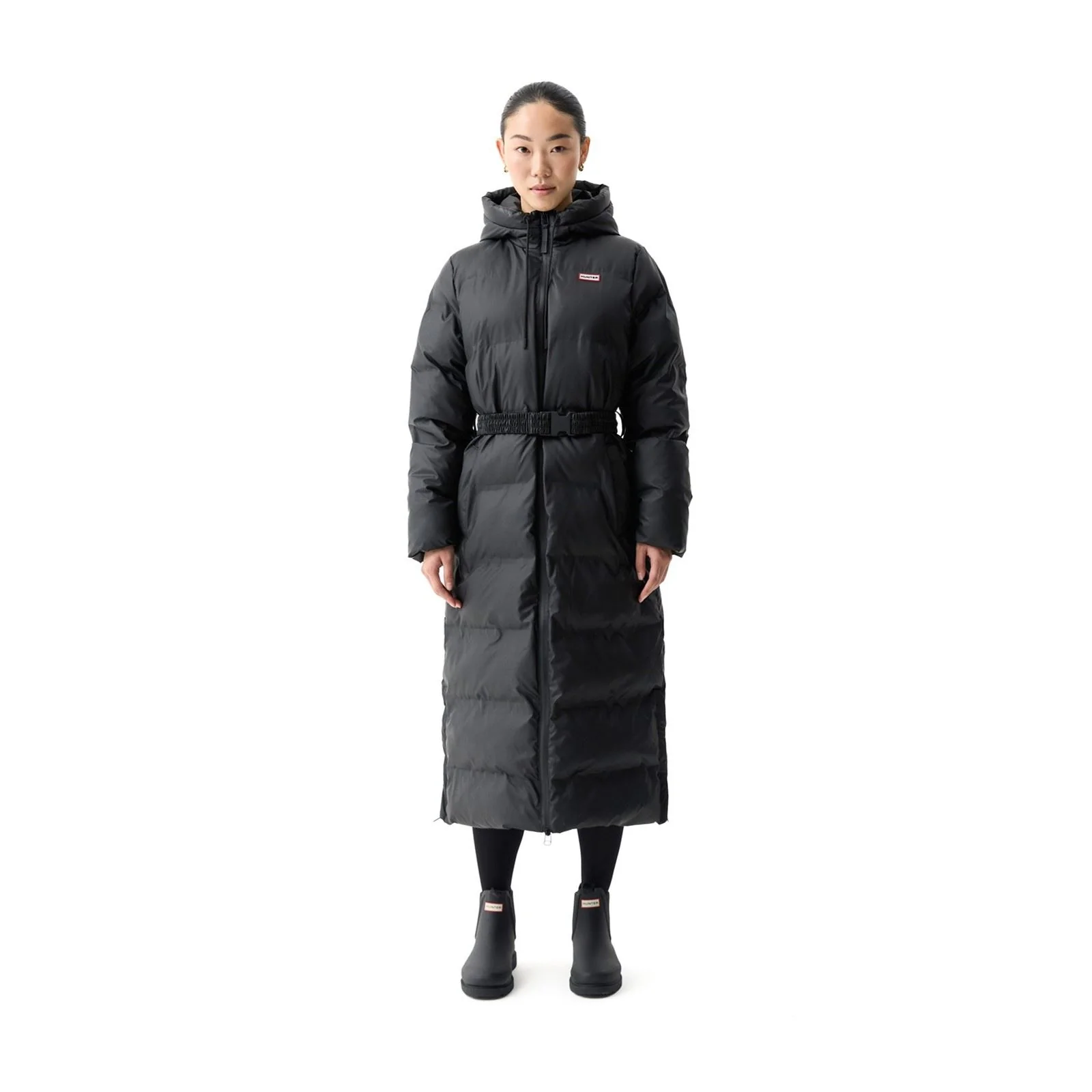 Hunter Hutchison Sonic Long Puffer Jacket Women's Black Puffer Jackets - Image 4
