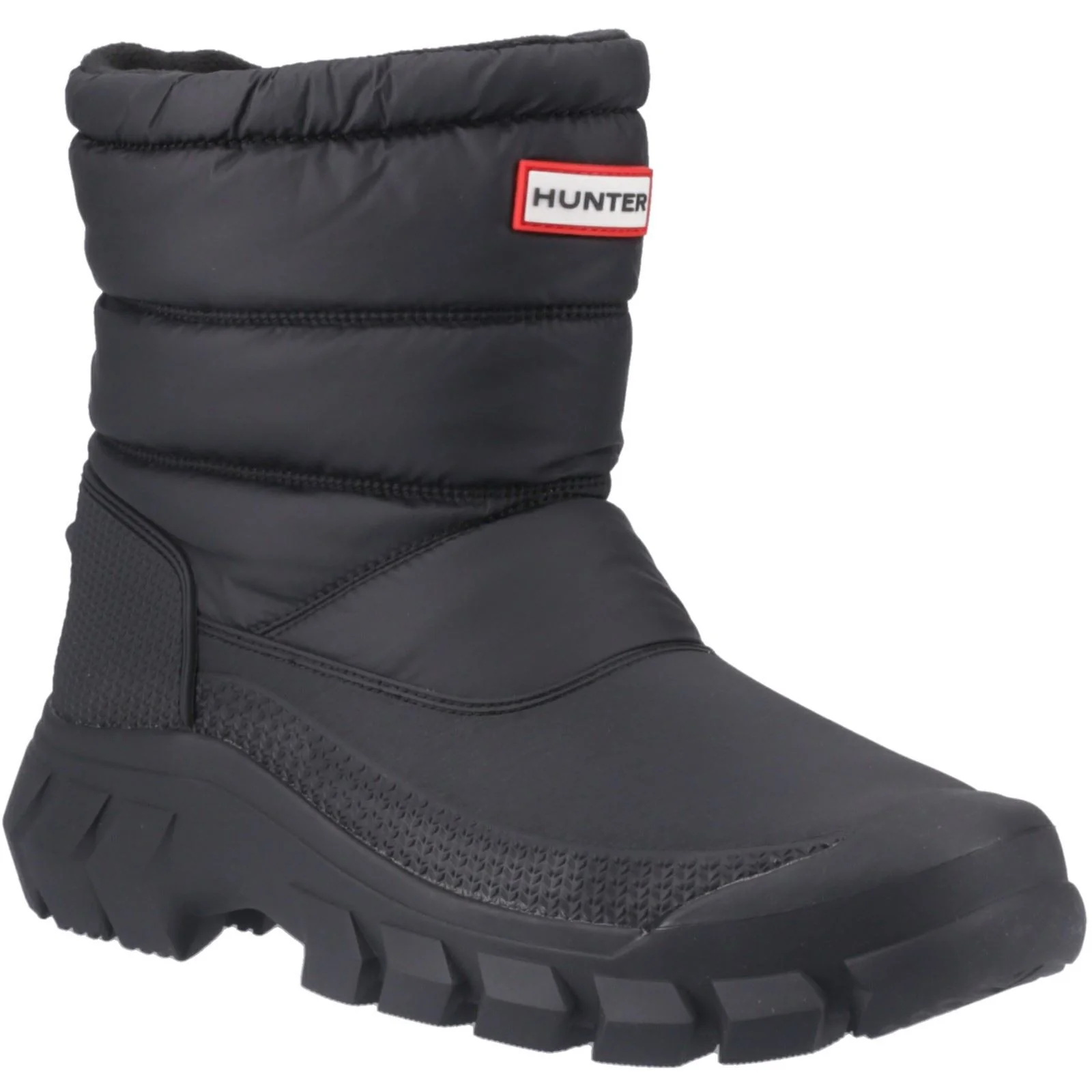 Hunter Men's Intrepid Short Snow Boot in Black
