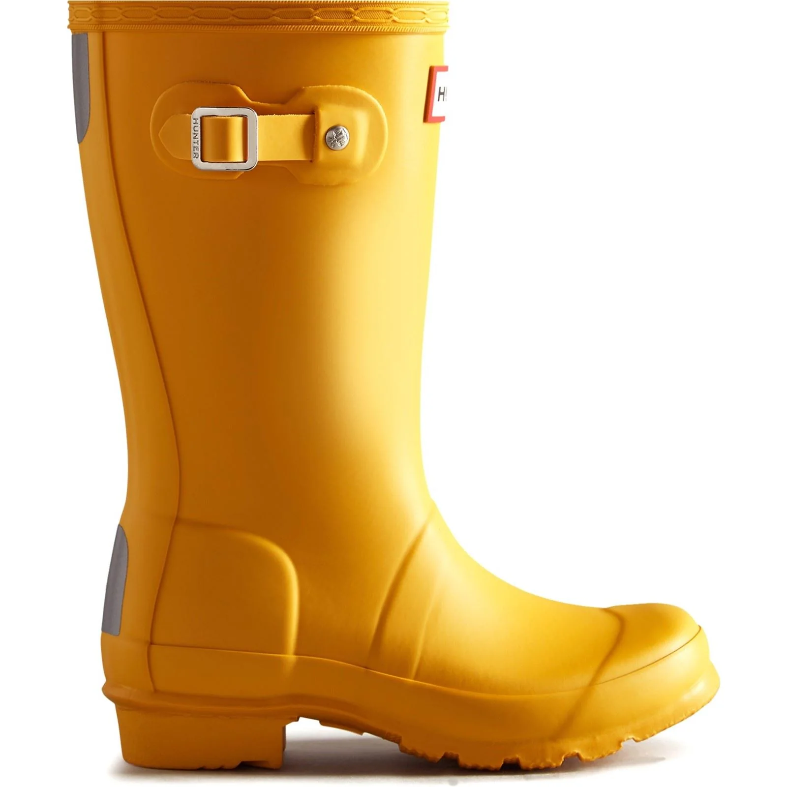 Hunter Junior Originals Boot Rubber Kid's Hunter Yellow Wellington Boots - Image 4