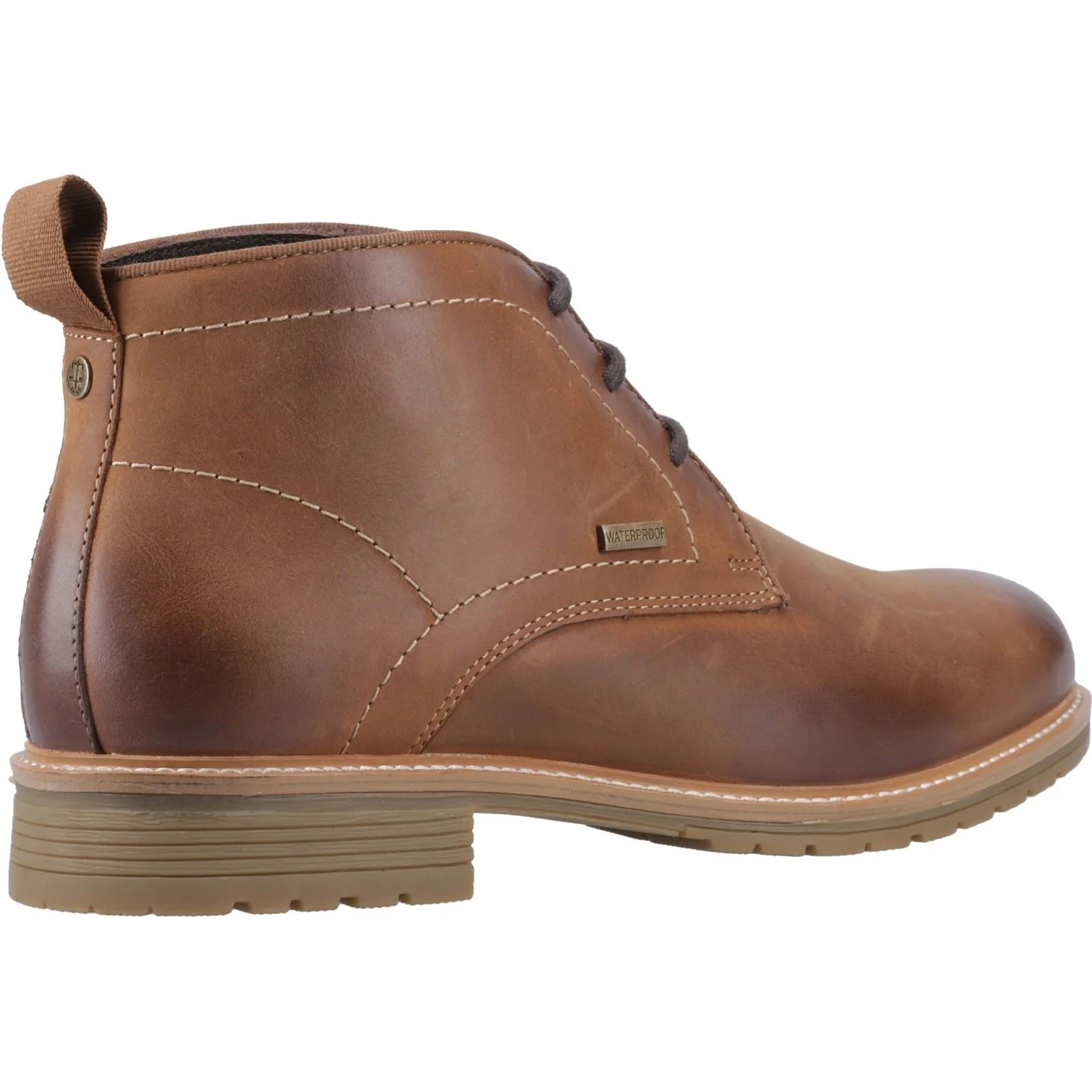 Hunter Jura Leather Men's Dark Tan Ankle Boots - Image 2