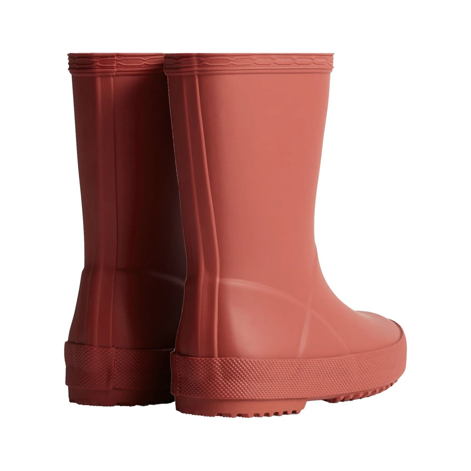 Hunter Kids First Boot Rubber Military Red Wellington Boots - Image 2