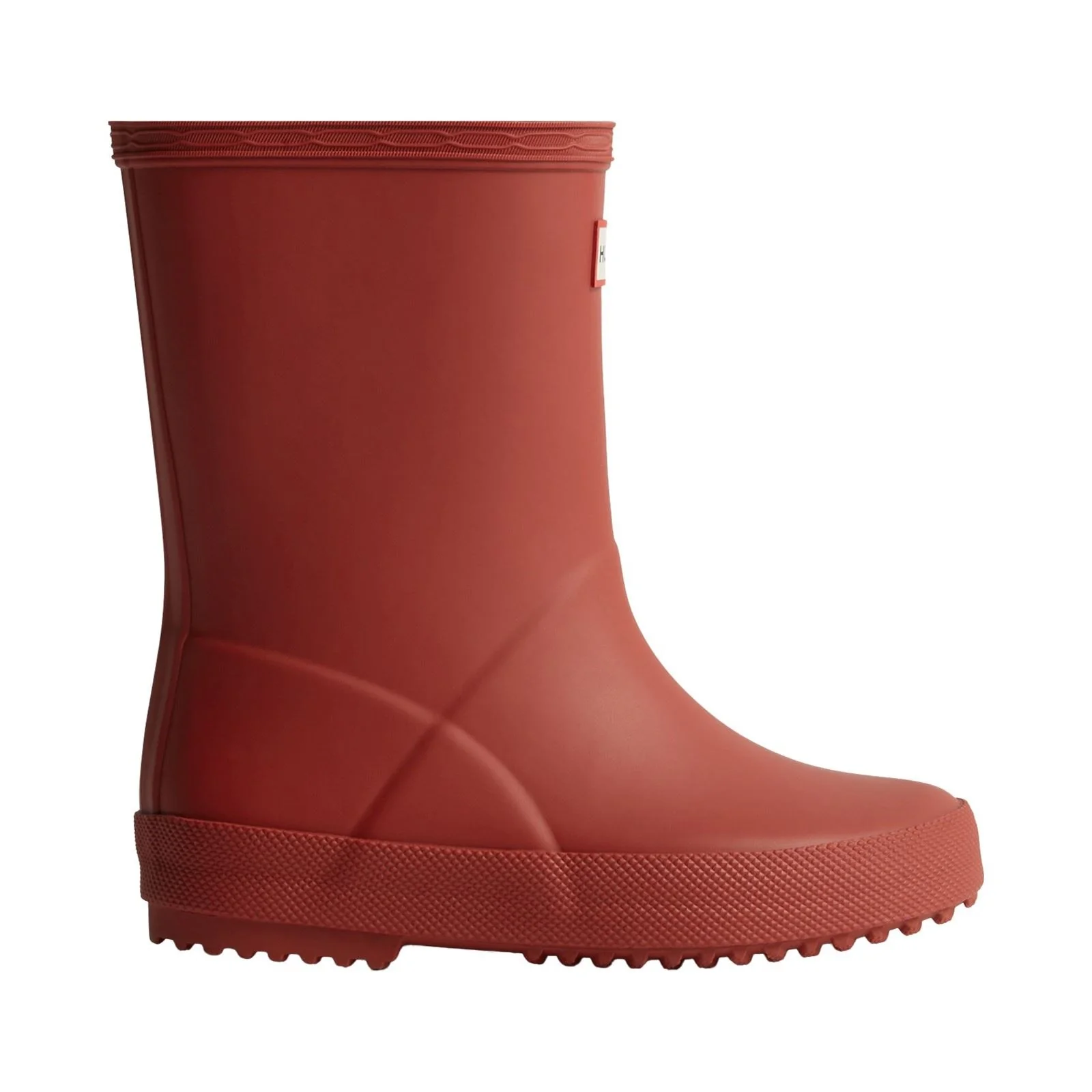 Hunter Kids First Boot Rubber Military Red Wellington Boots - Image 4