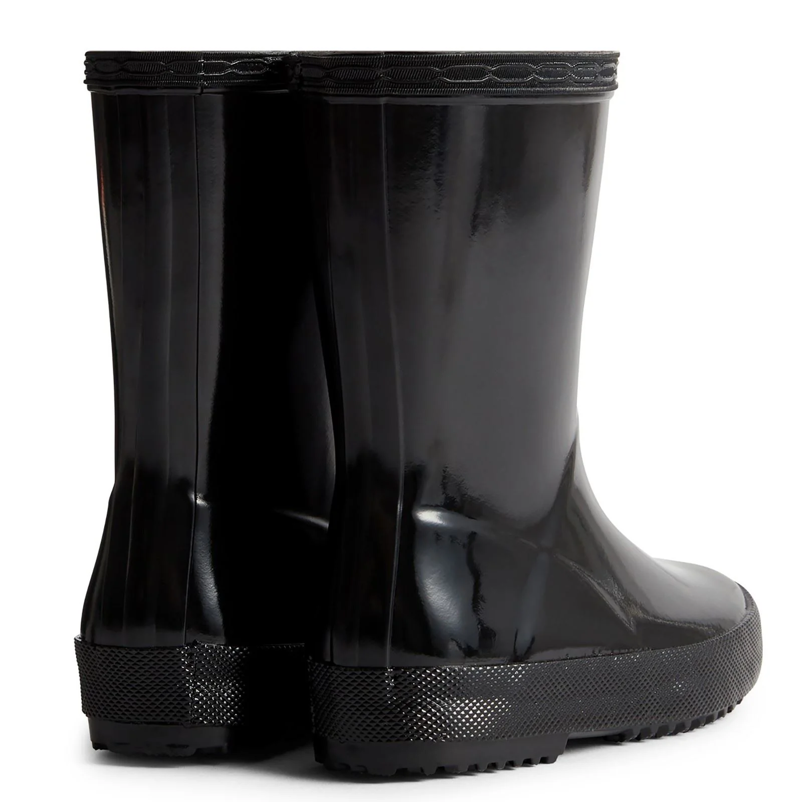 Hunter Kids First (Gloss) Rubber Black Wellington Boots - Image 2