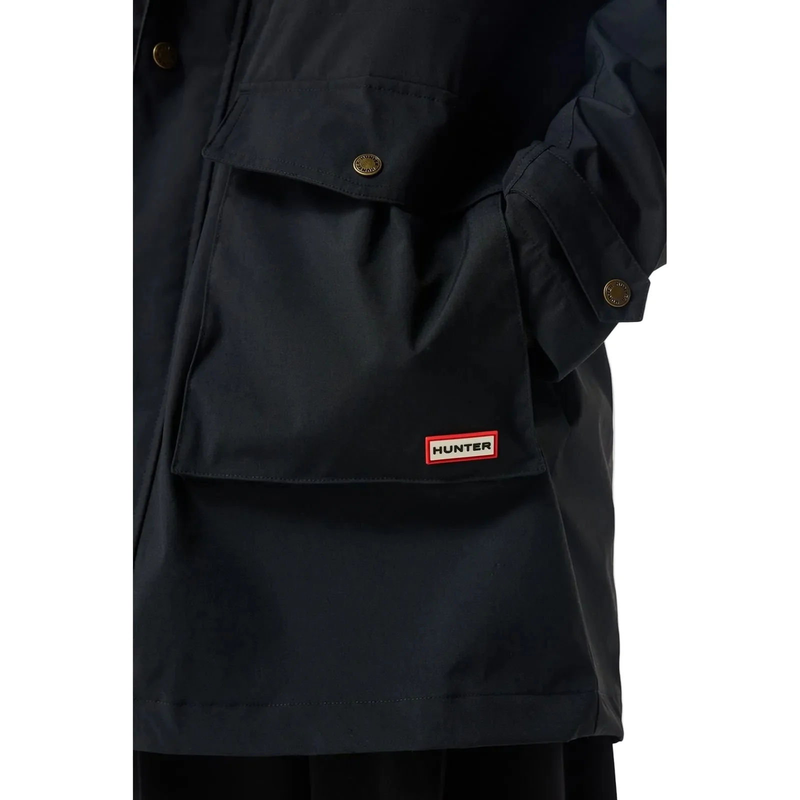 Hunter Lightweight Waterproof Men's Black Rain Parkas - Image 3