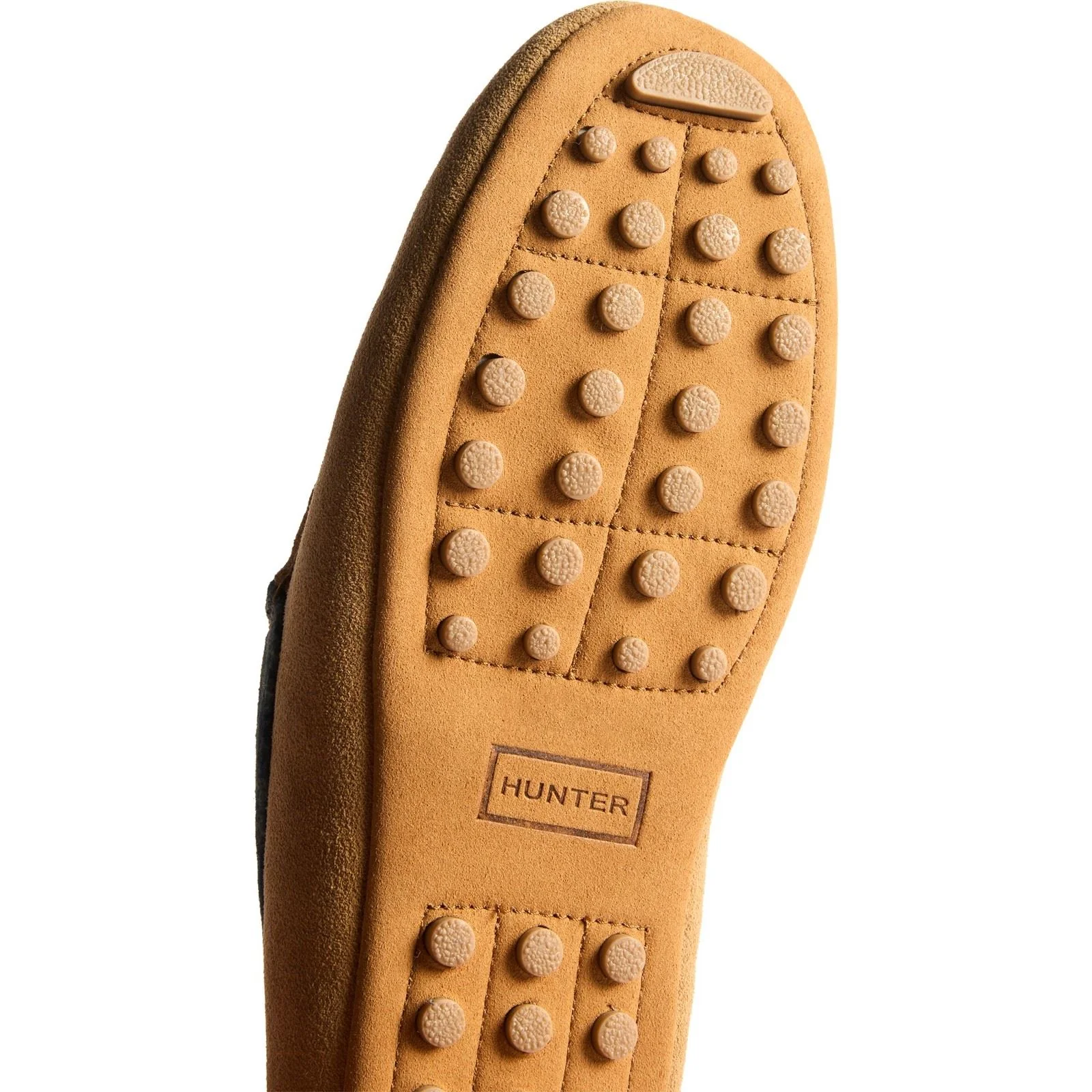 Hunter Moccassin Slipper Suede Men's Biscuit Slippers - Image 3