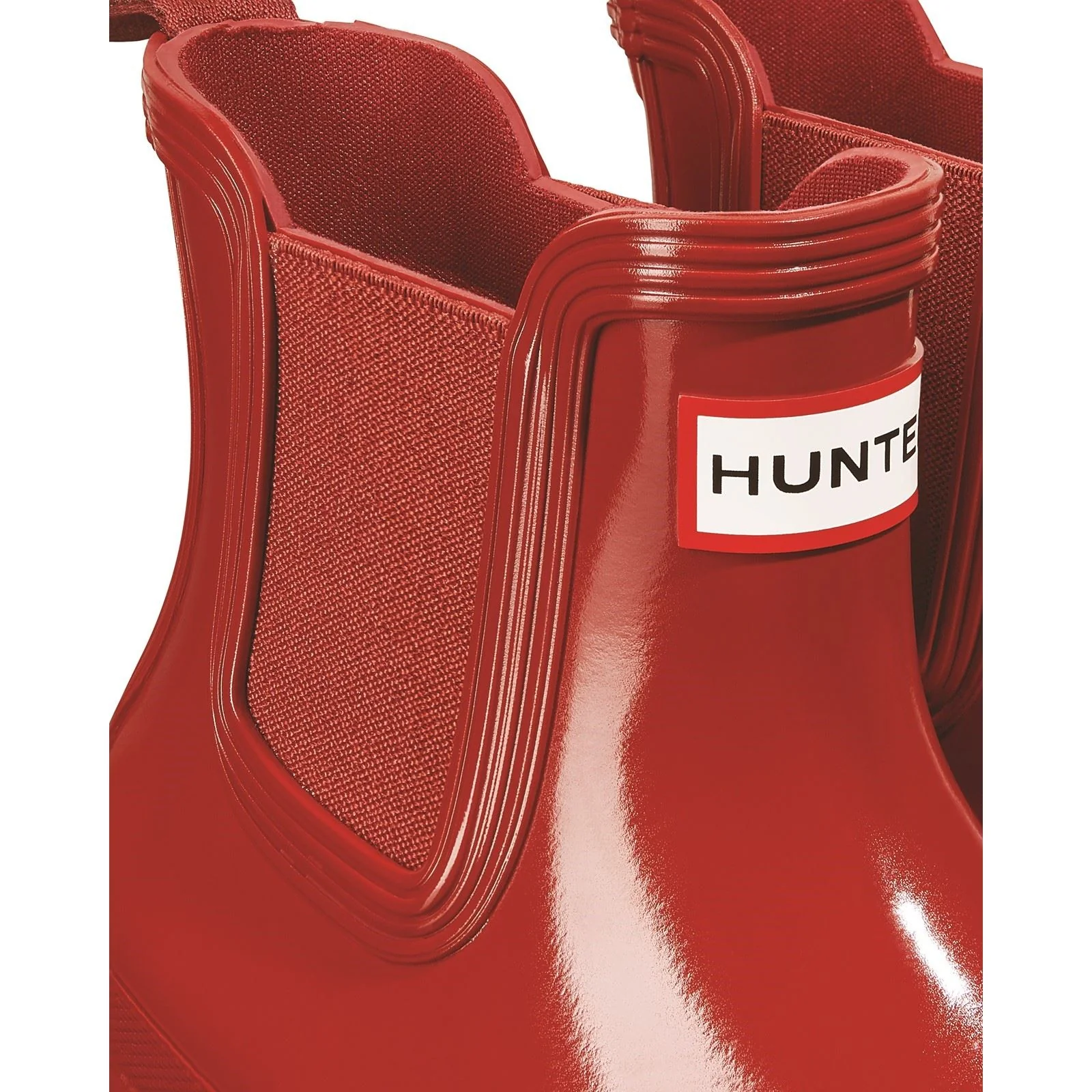 Hunter Women's Womens Original Chelsea Gloss Boot in Military Red - Image 5