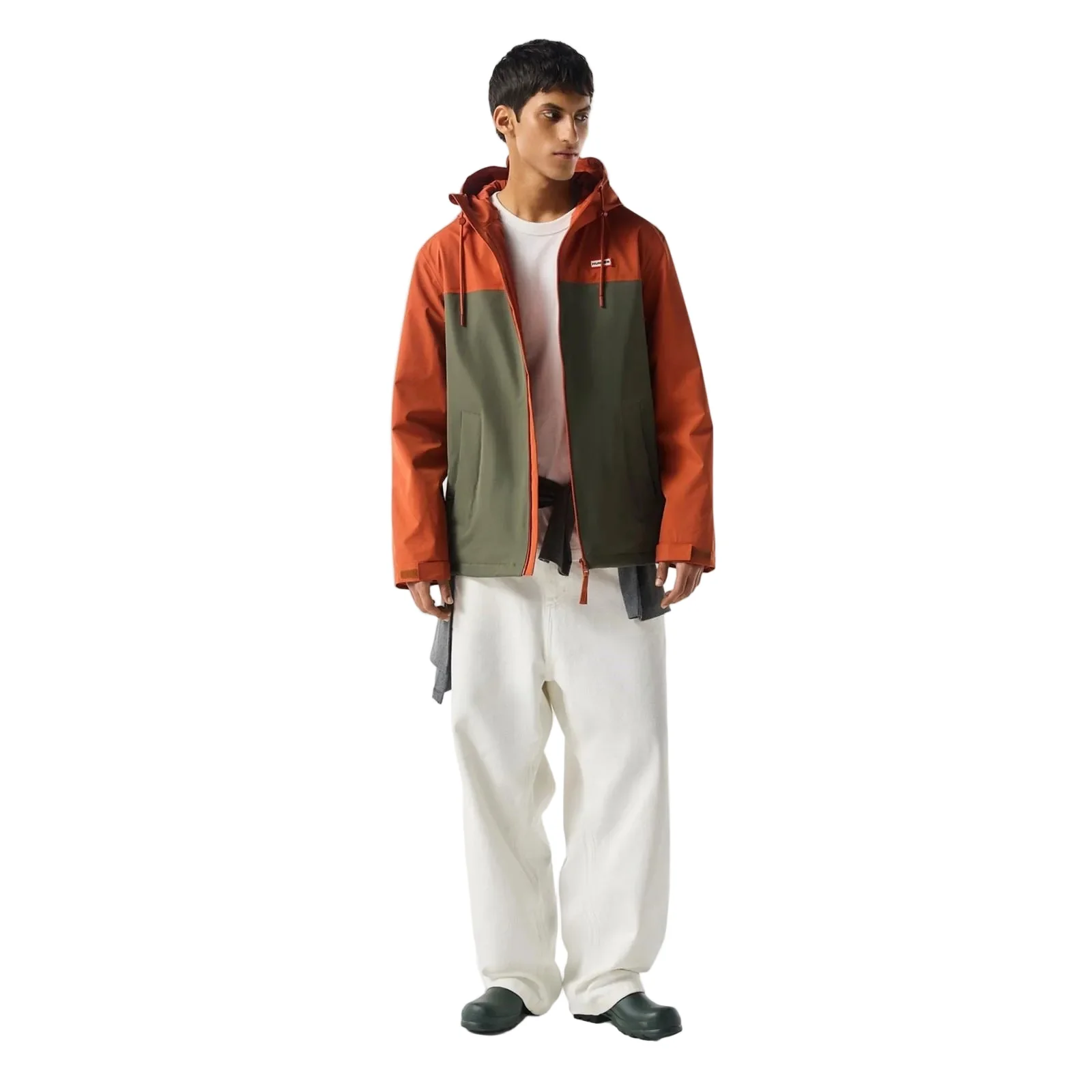 Hunter Original Mens Block Waterproof Men's Red Rain Jacket - Image 4