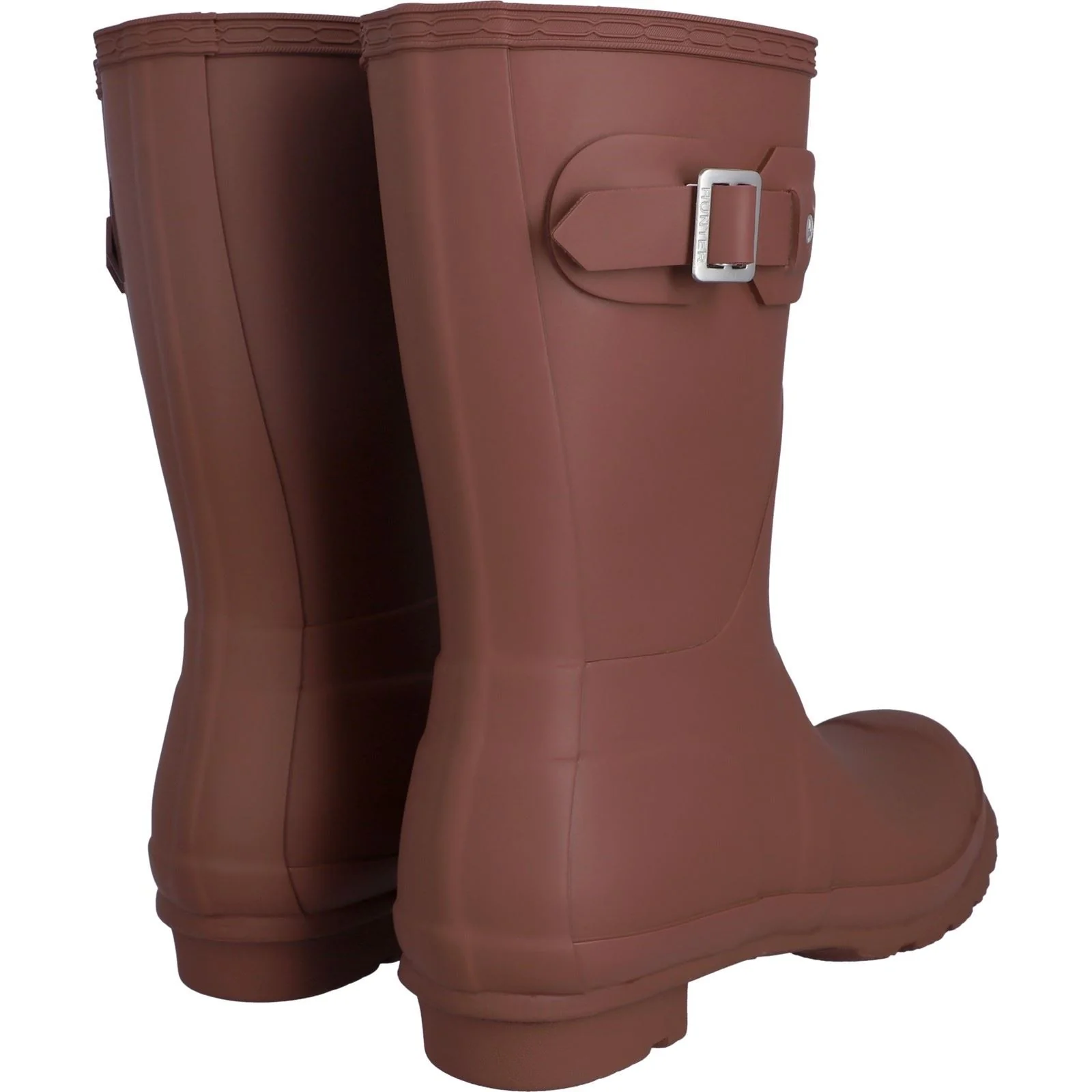 Hunter Original Short Boot Rubber Women's Merlot Wellington Boots - Image 2