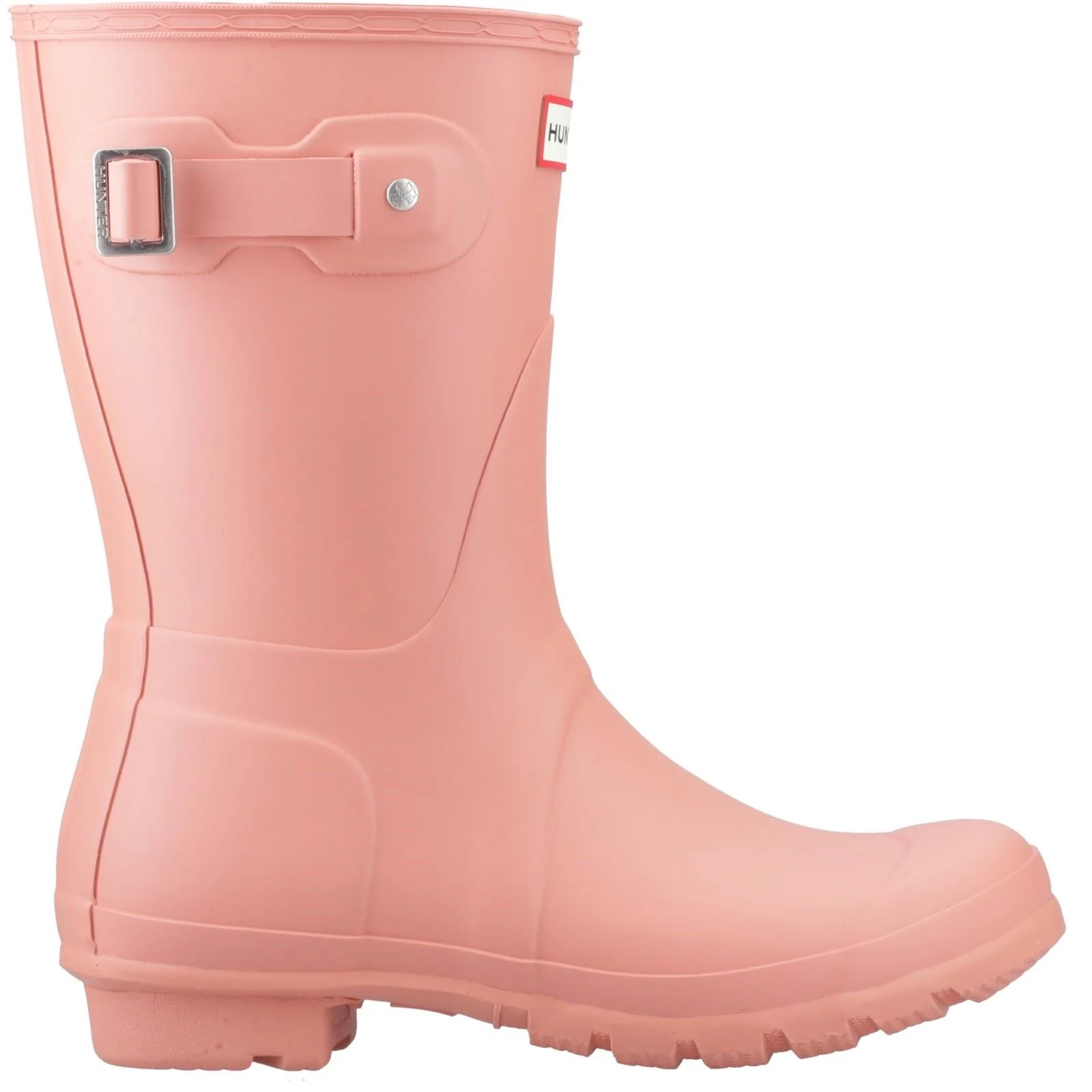Hunter Original Short Boot Rubber Women's Terracotta Wellington Boots - Image 5