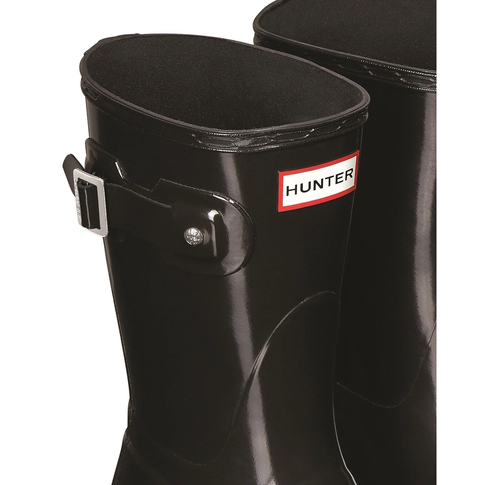 Hunter Women's Original Short Wellington in Black - Image 4
