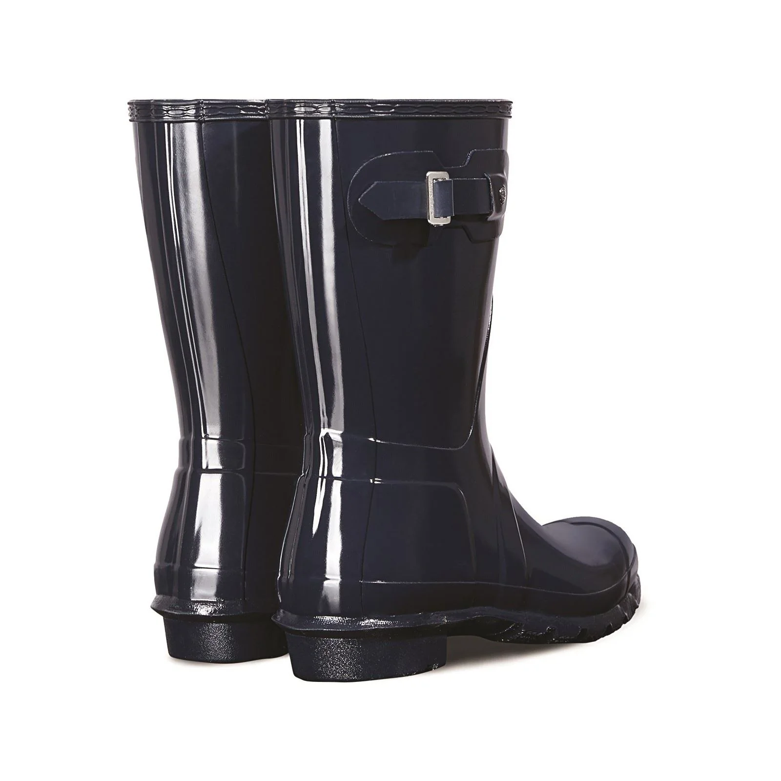 Hunter Women's Original Short Wellington in Navy - Image 2