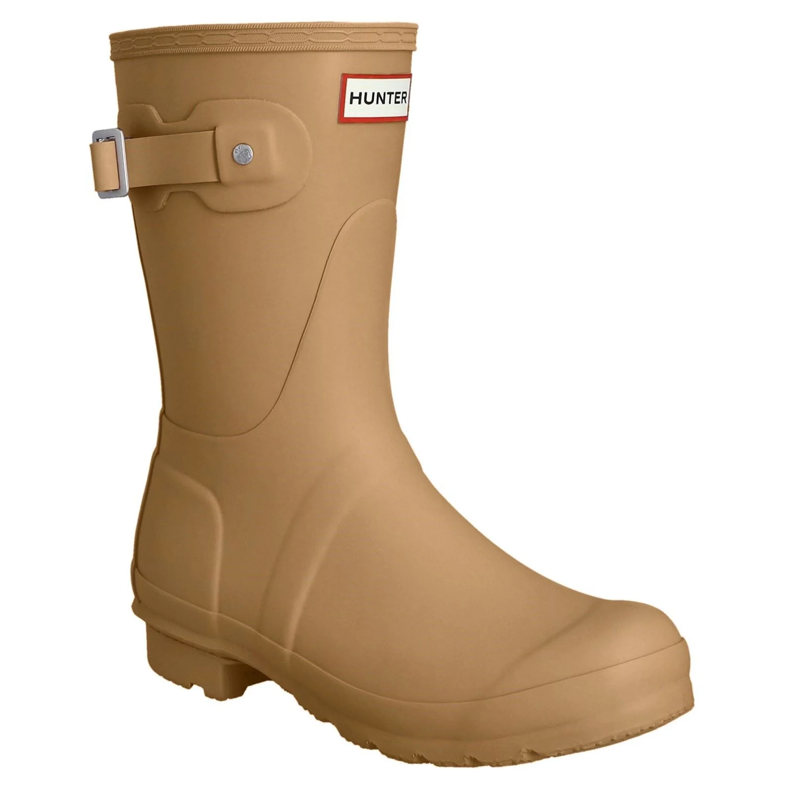 Hunter Women's Original Short Wellington Boots in Gravel/Biscuit