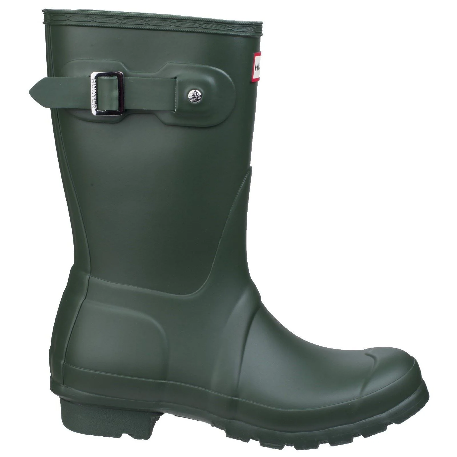 Hunter Women's Original Short Wellington Boots in Hunter Green - Image 5