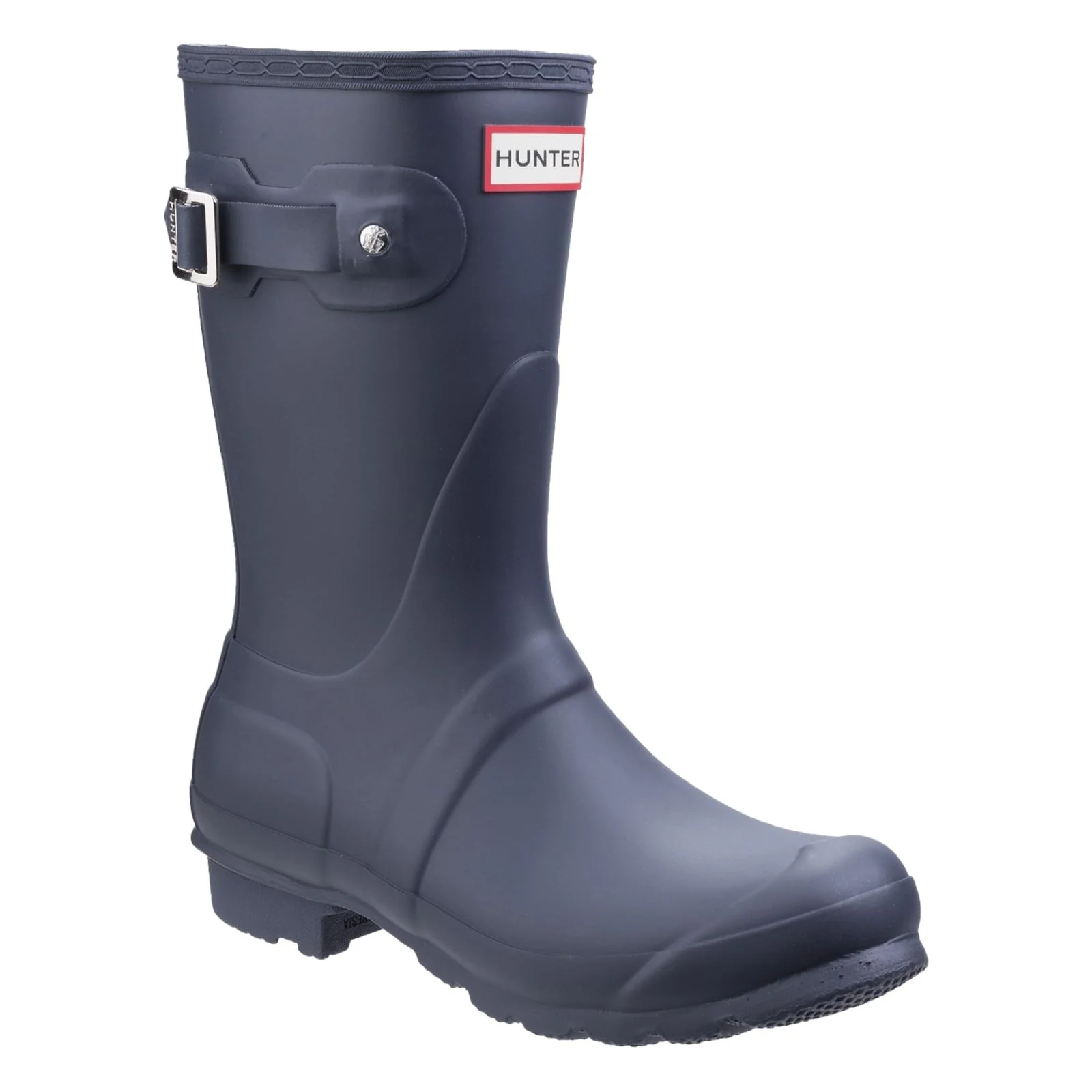 Hunter Women's Original Short Wellington Boots in Navy - Image 5